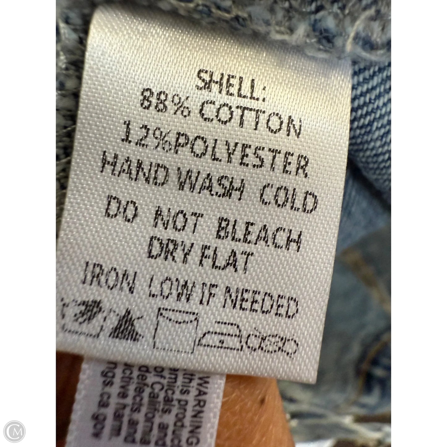 Jacket Denim By Fantastic Fawn In Blue Denim, Size: M