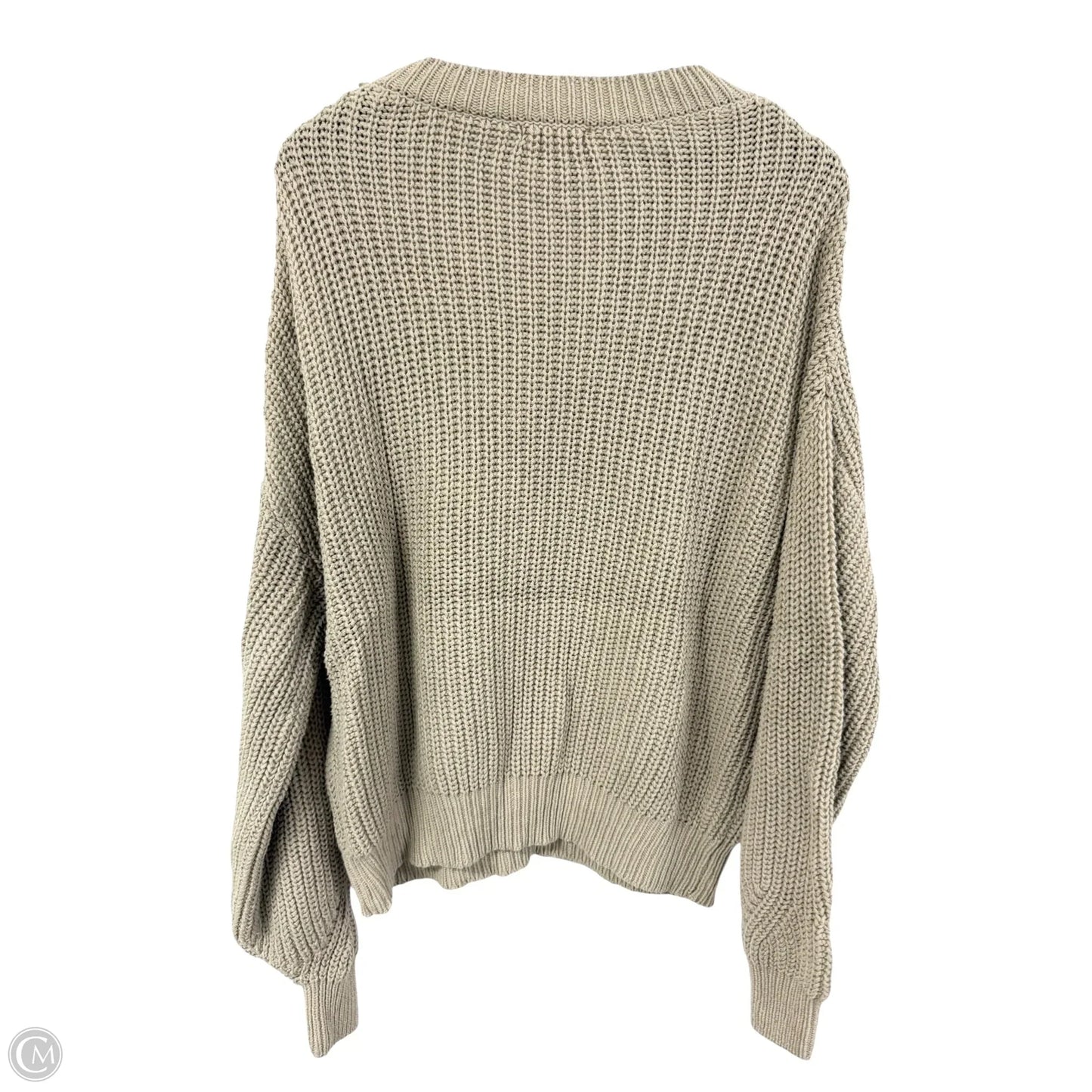 Sweater By Clothes Mentor In Tan, Size: M