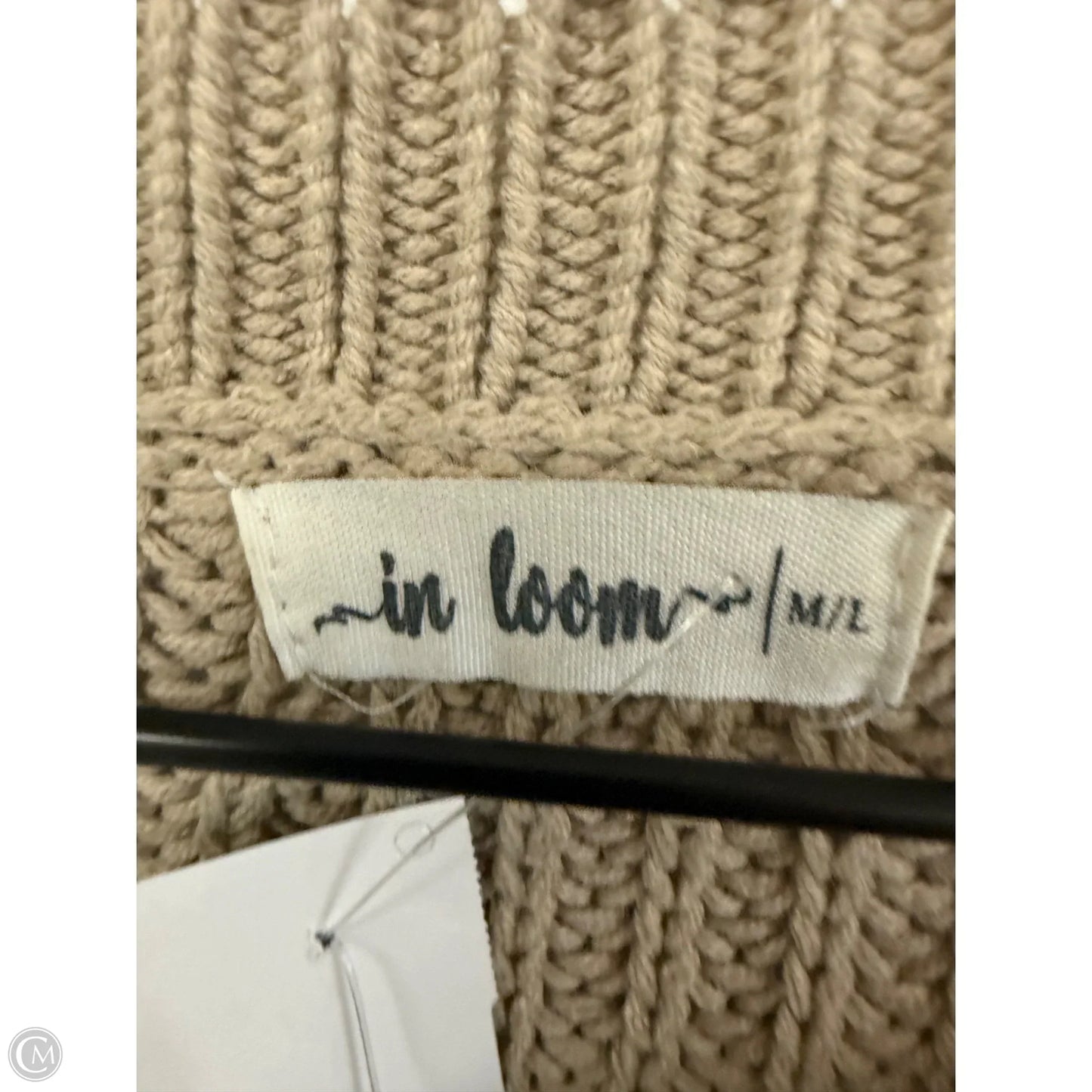 Sweater By Clothes Mentor In Tan, Size: M