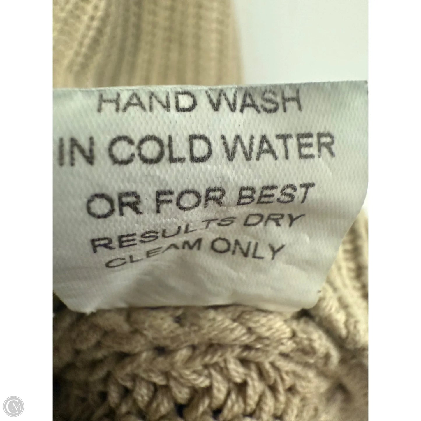 Sweater By Clothes Mentor In Tan, Size: M