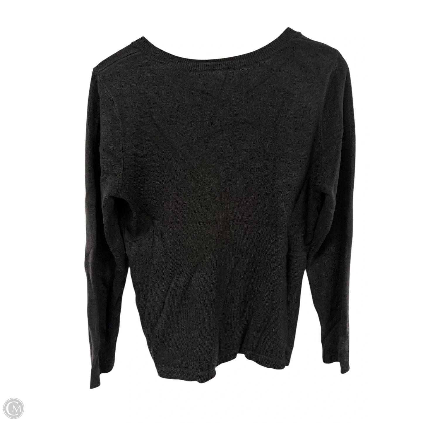 Sweater By Croft And Barrow In Black, Size: Mp
