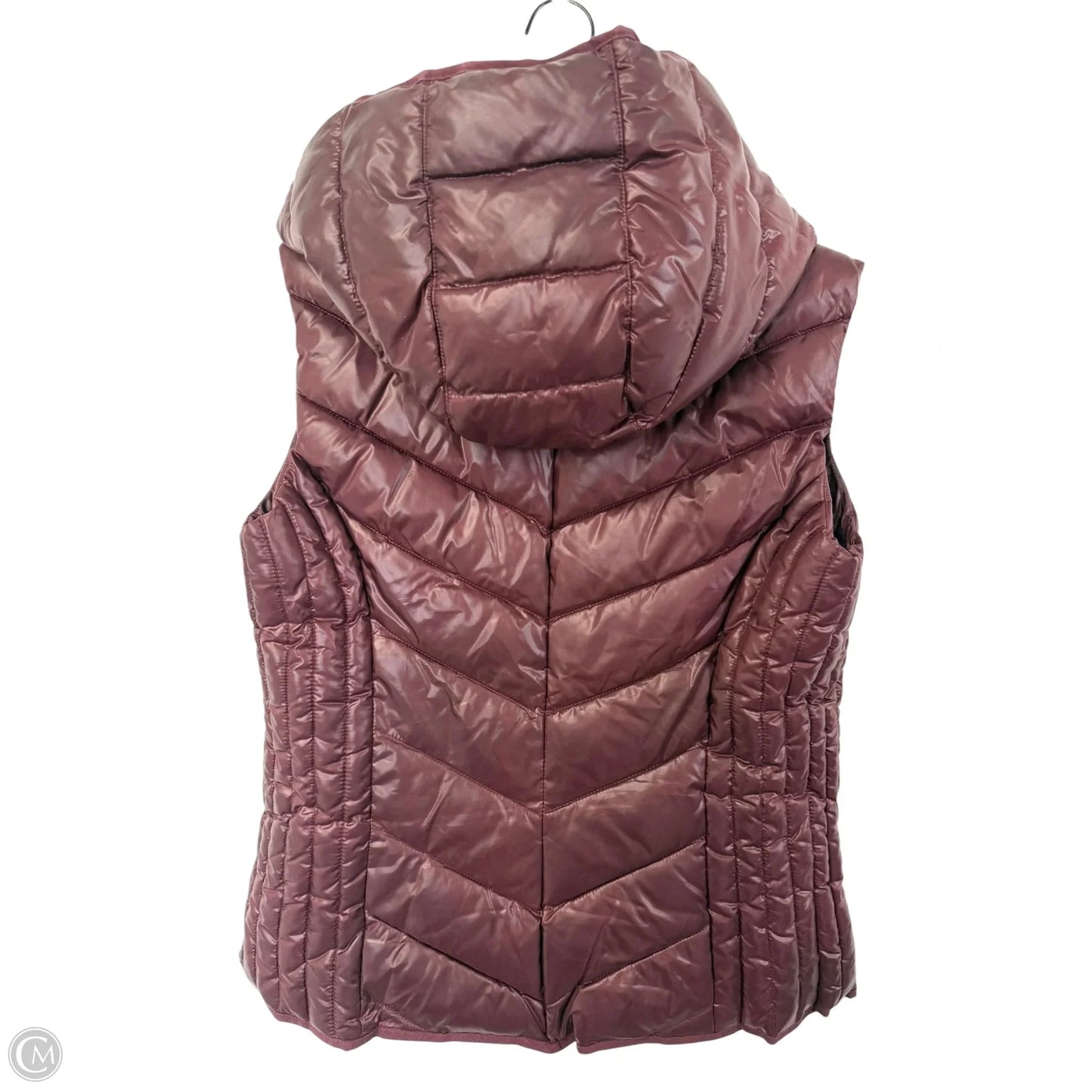Vest Puffer & Quilted By Marc New York In Maroon, Size: M