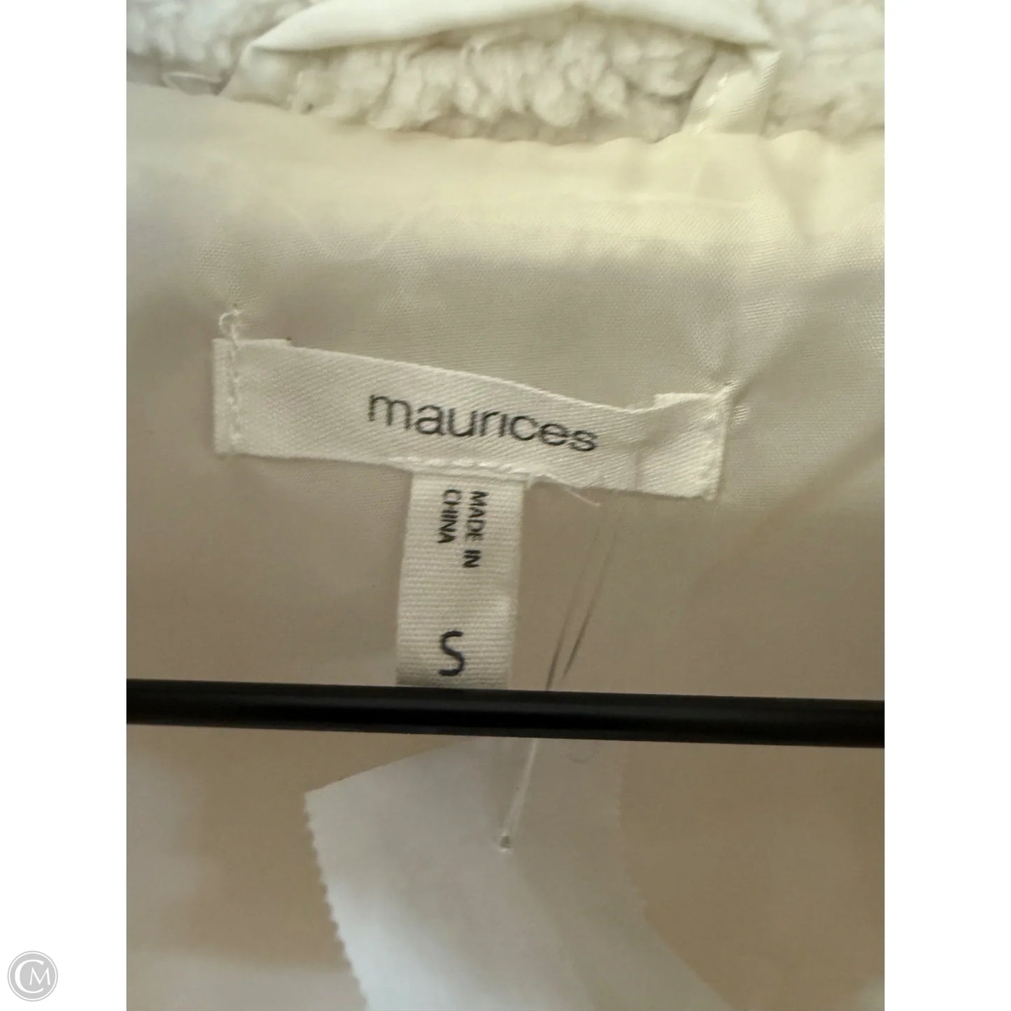 Jacket Faux Fur & Sherpa By Maurices In White, Size: S