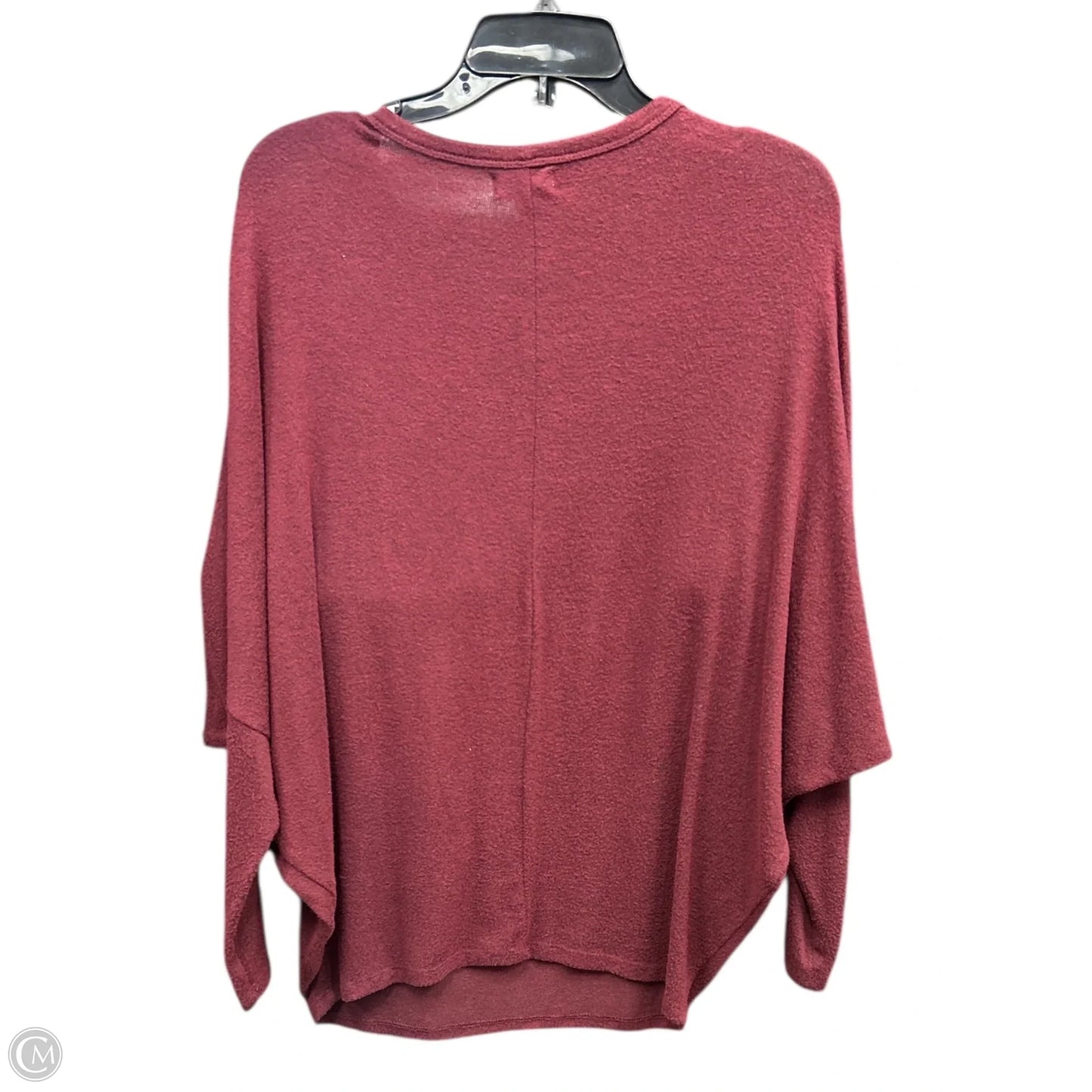 Top Long Sleeve Basic By Maurices In Red, Size: Xs