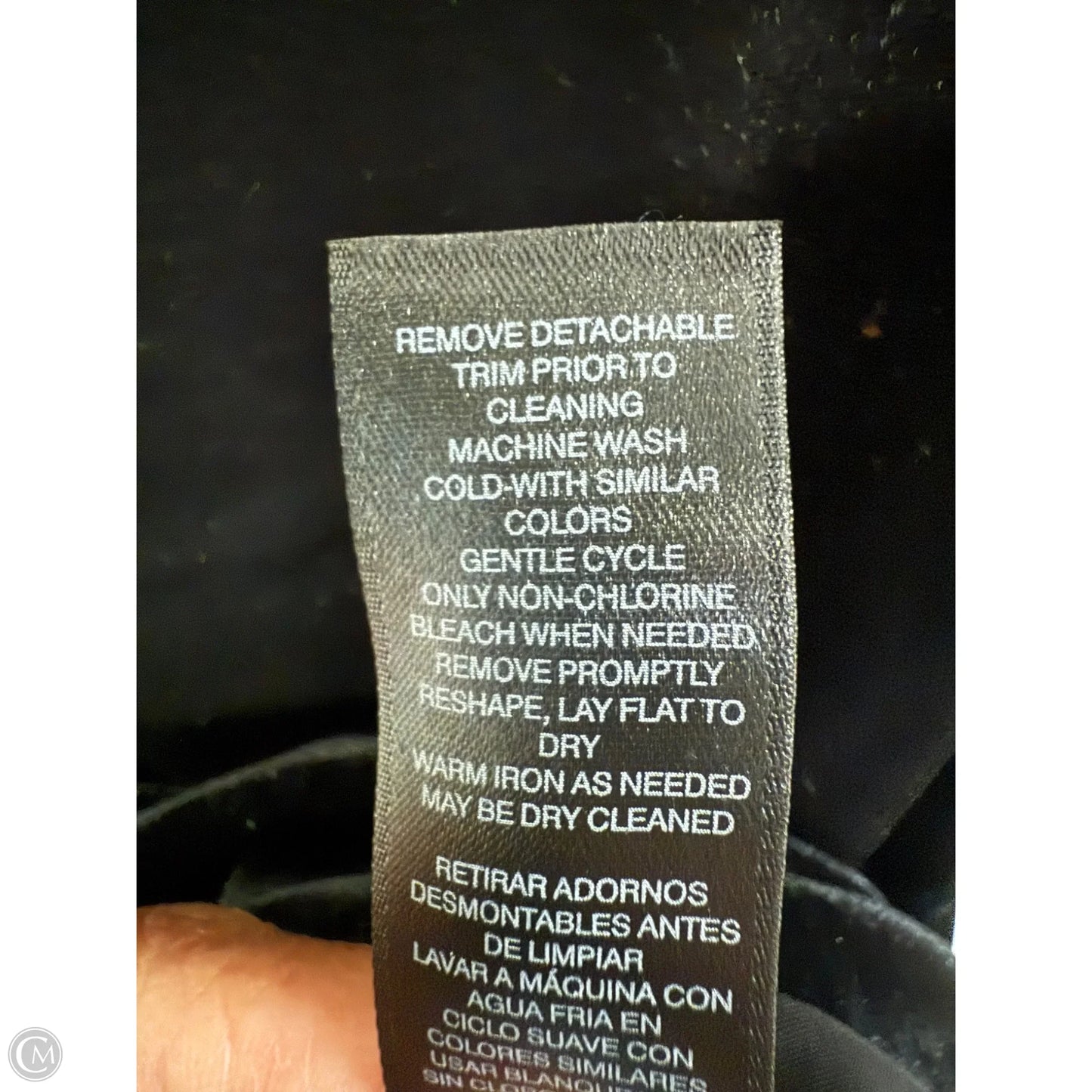 Top Short Sleeve By White House Black Market In Black, Size: S