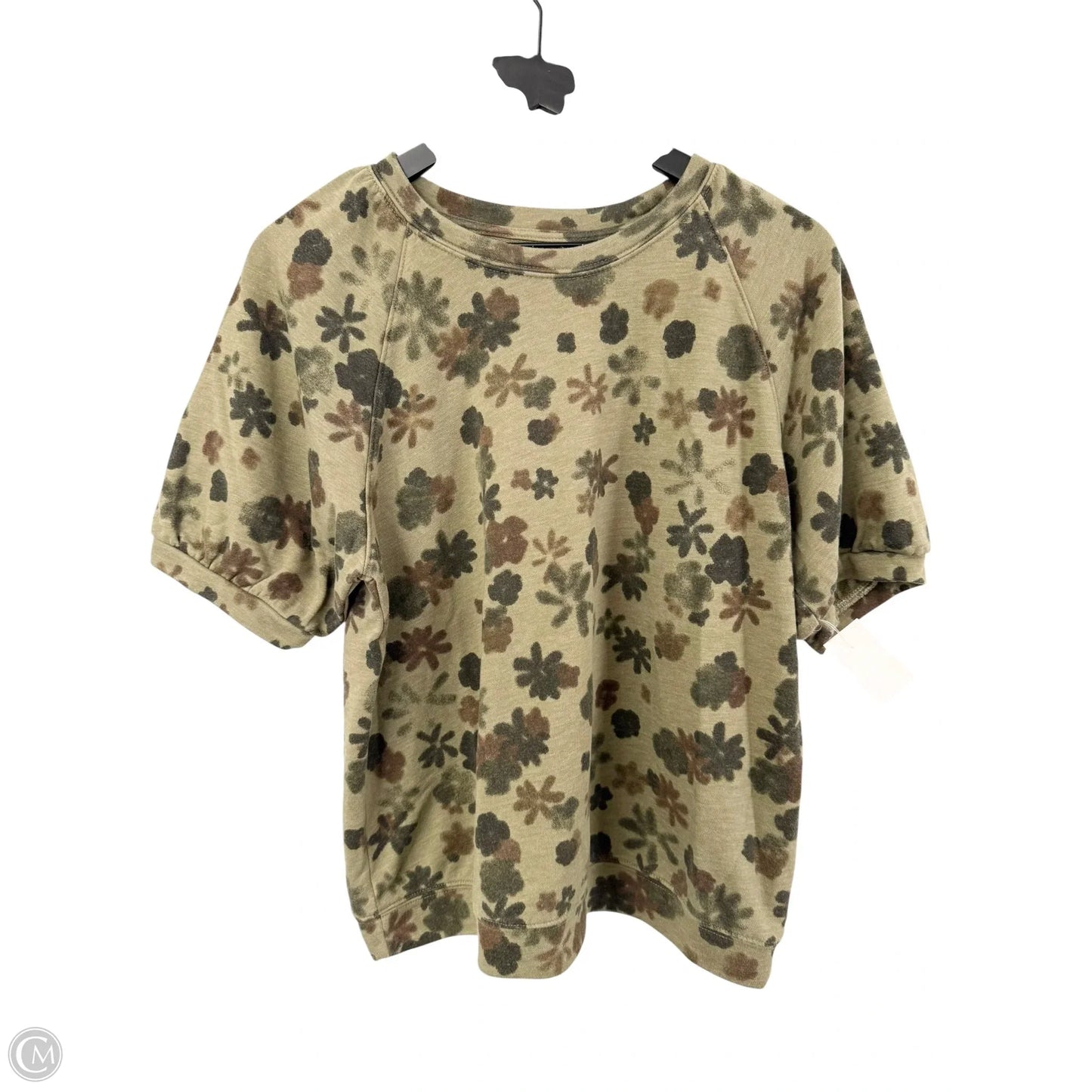 Top Short Sleeve By Sonoma In Green, Size: L