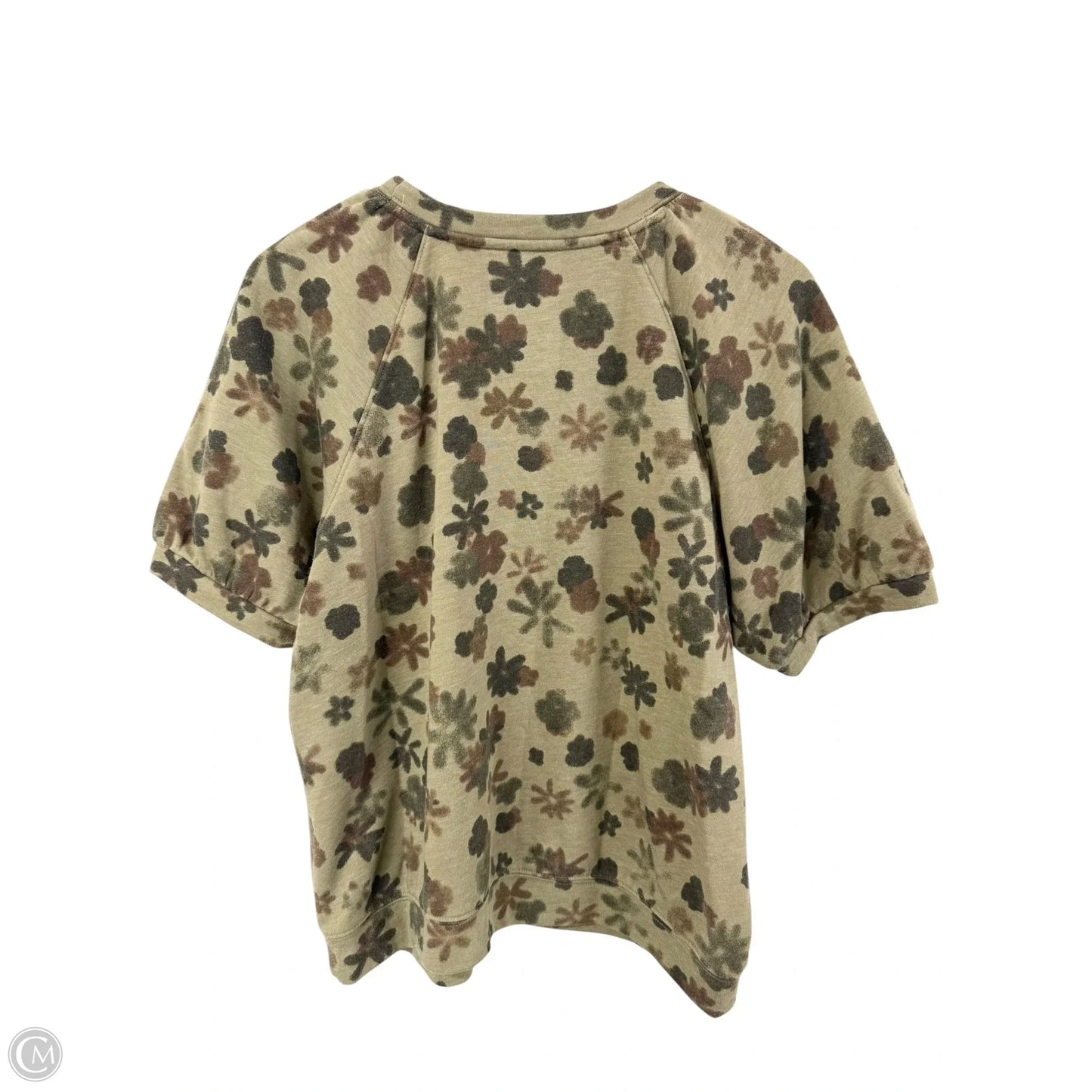 Top Short Sleeve By Sonoma In Green, Size: L