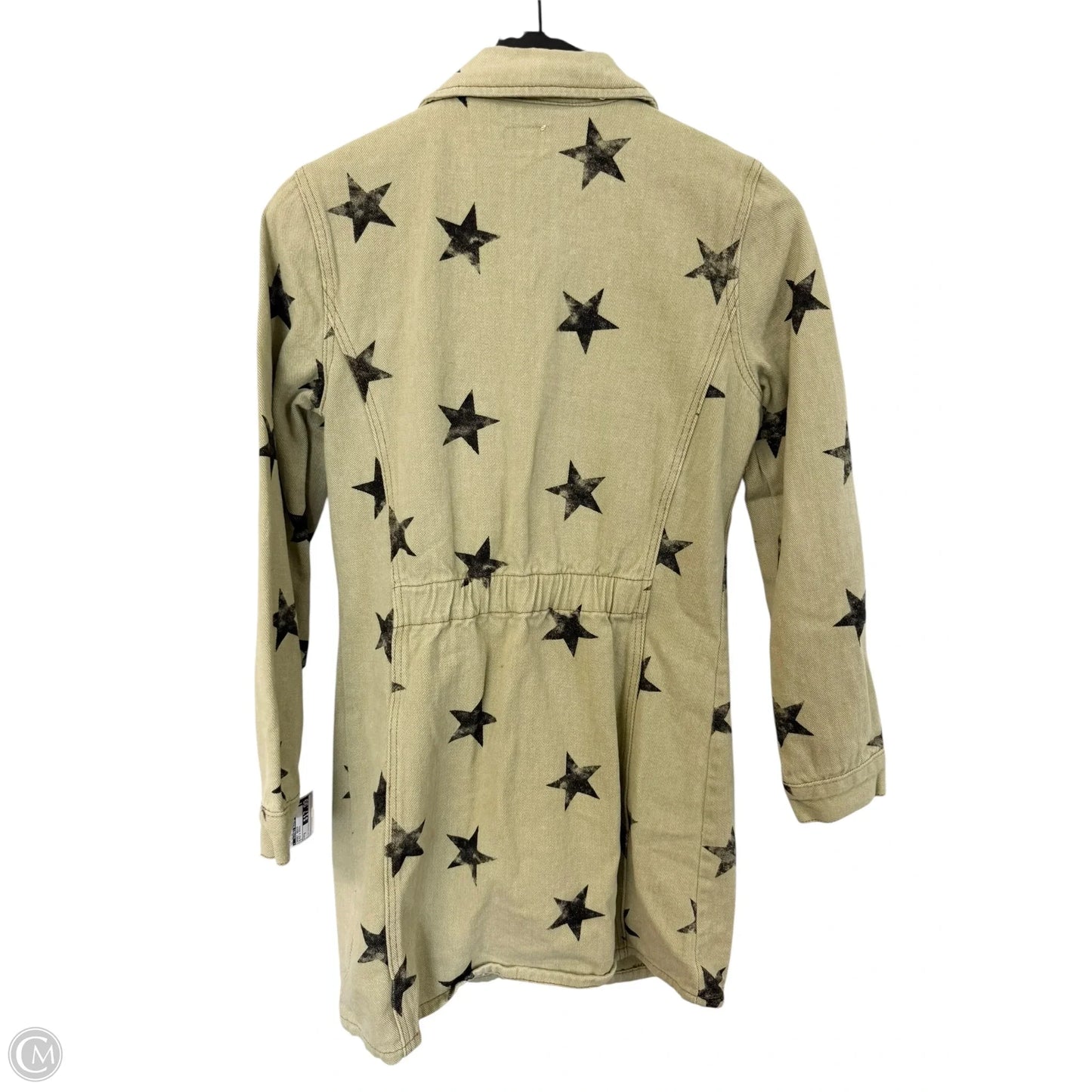 Jacket Denim By Clothes Mentor In Black & Green, Size: S