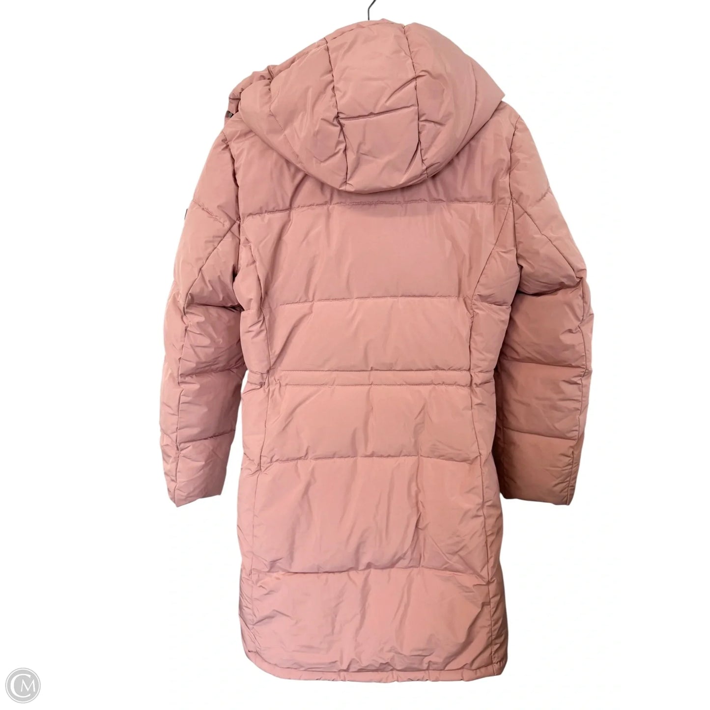 Coat Parka By Dkny In Pink, Size: M