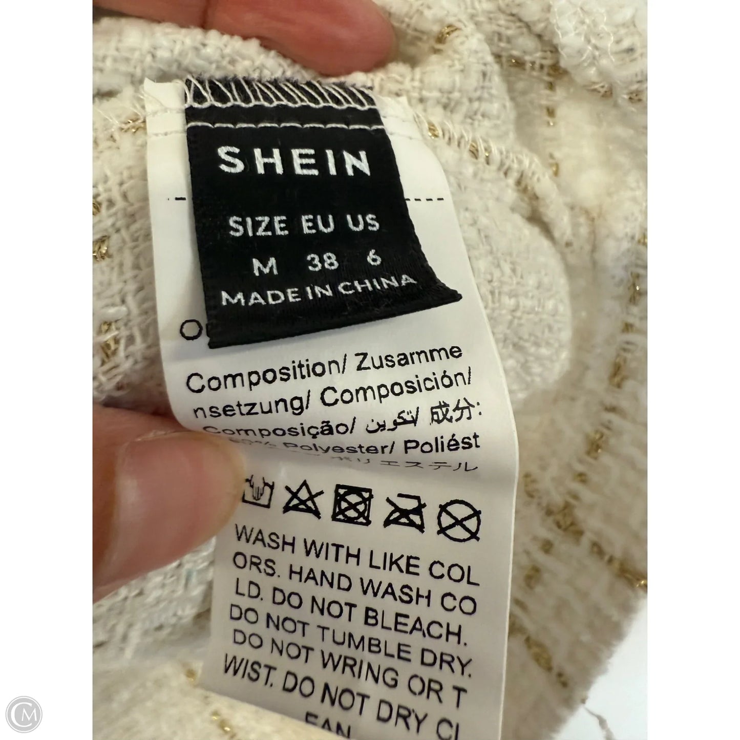 Jacket Other By Shein In White, Size: M