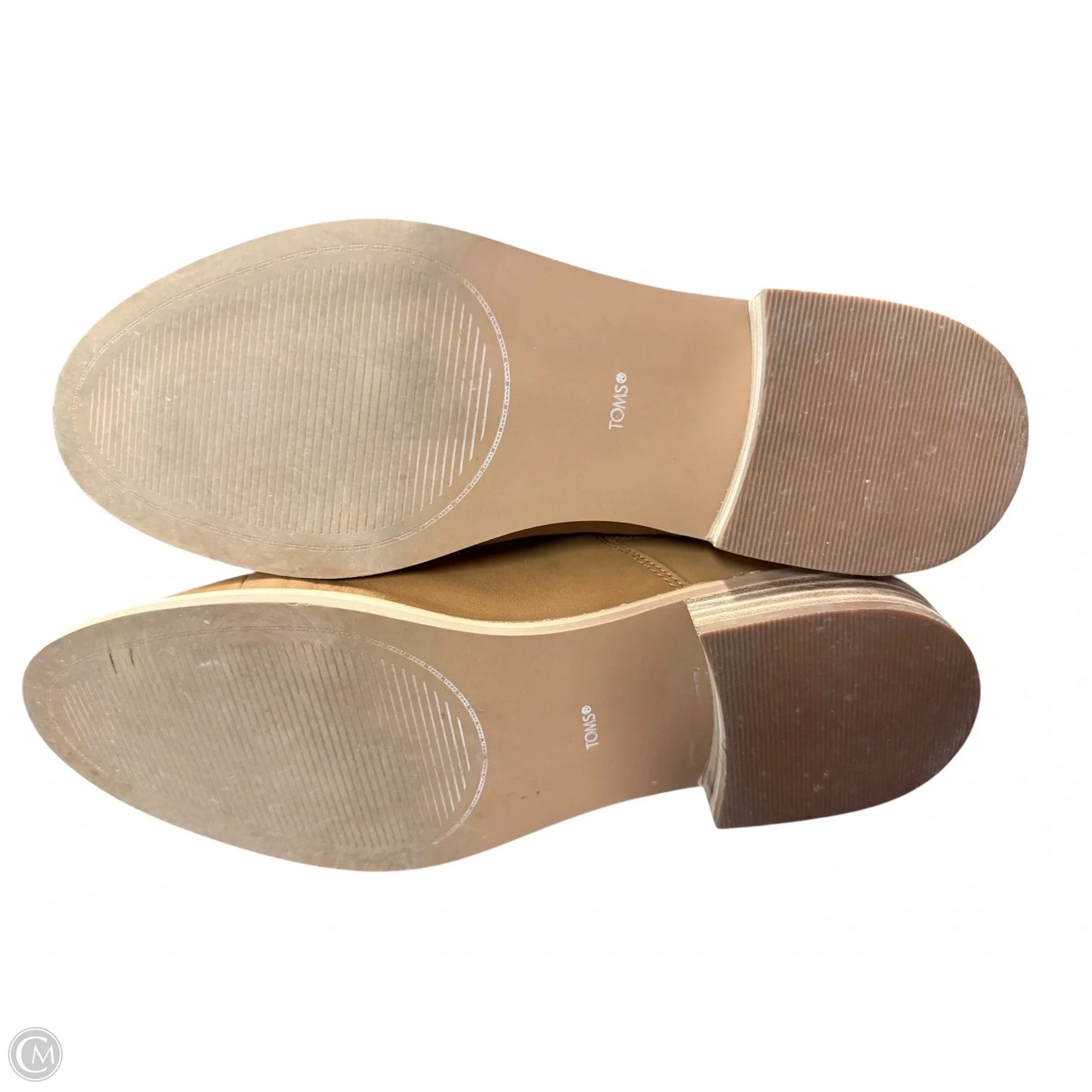 Boots Ankle Flats By Toms In Brown, Size: 10