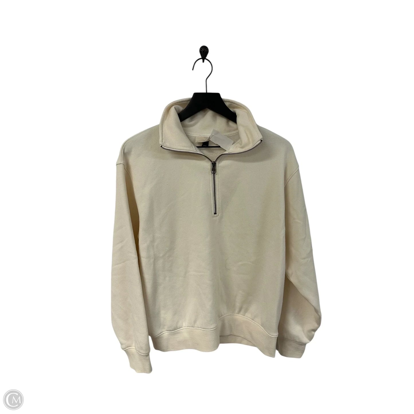 Sweatshirt Collar By Universal Thread In White, Size: S