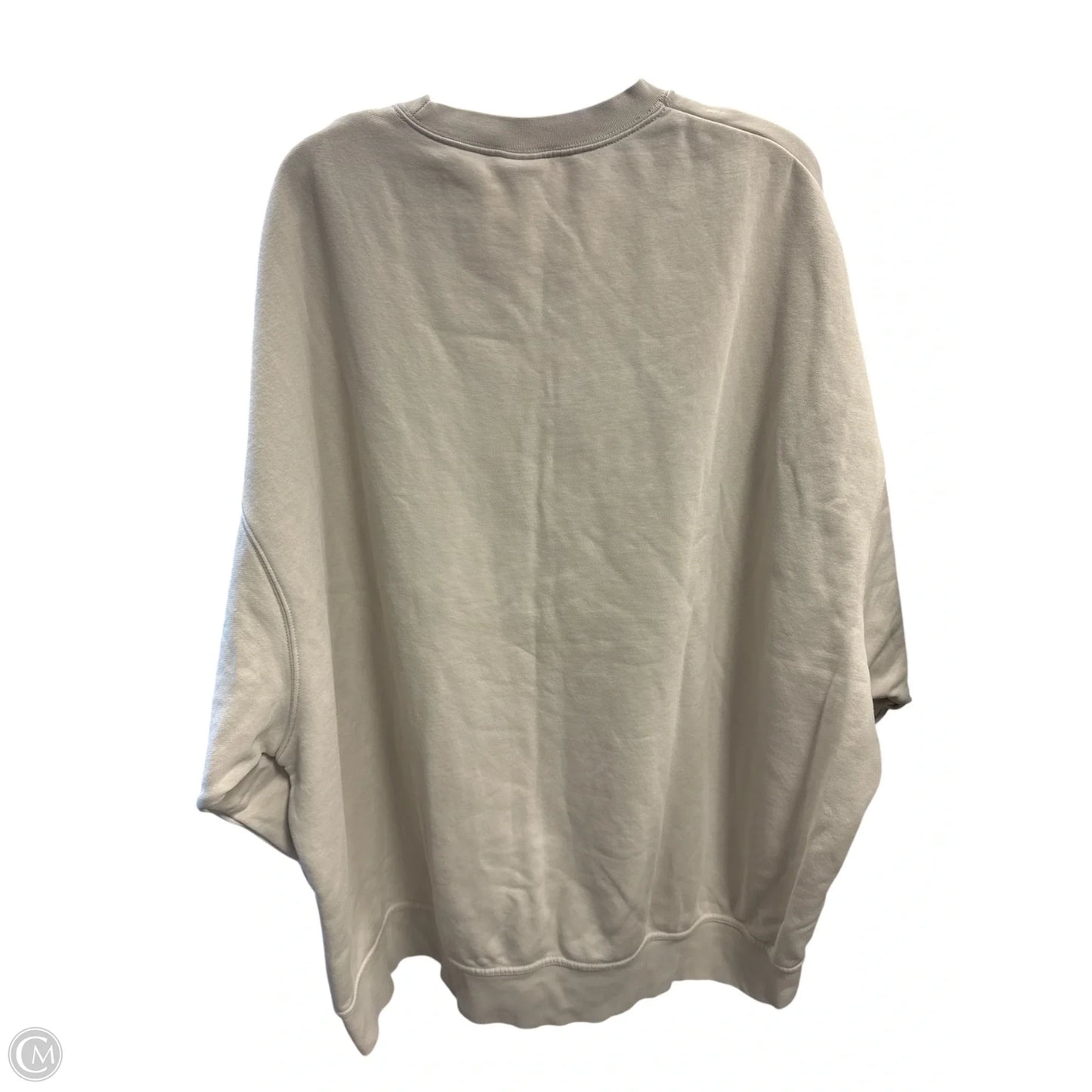 Sweatshirt Crewneck By Nike Apparel In Cream, Size: Xl