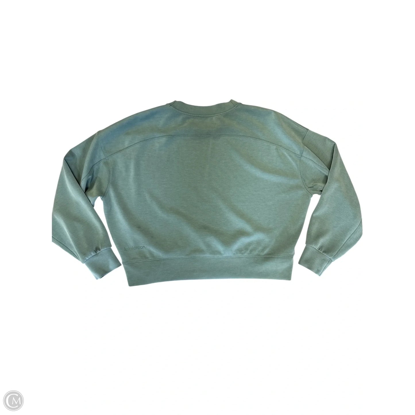 Athletic Sweatshirt Crewneck By Lululemon In Green, Size: 10