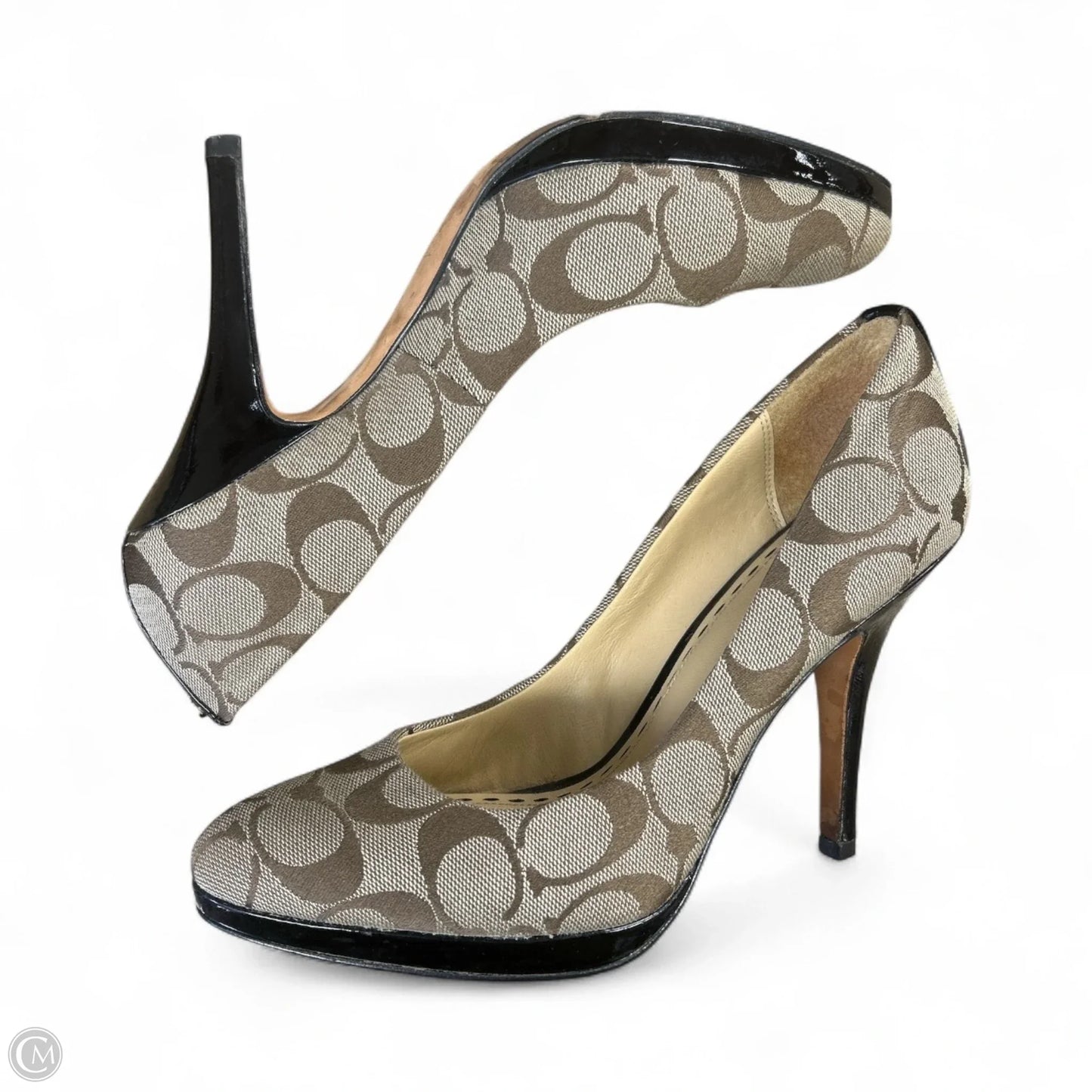 Shoes Designer By Coach In Tan, Size: 7.5