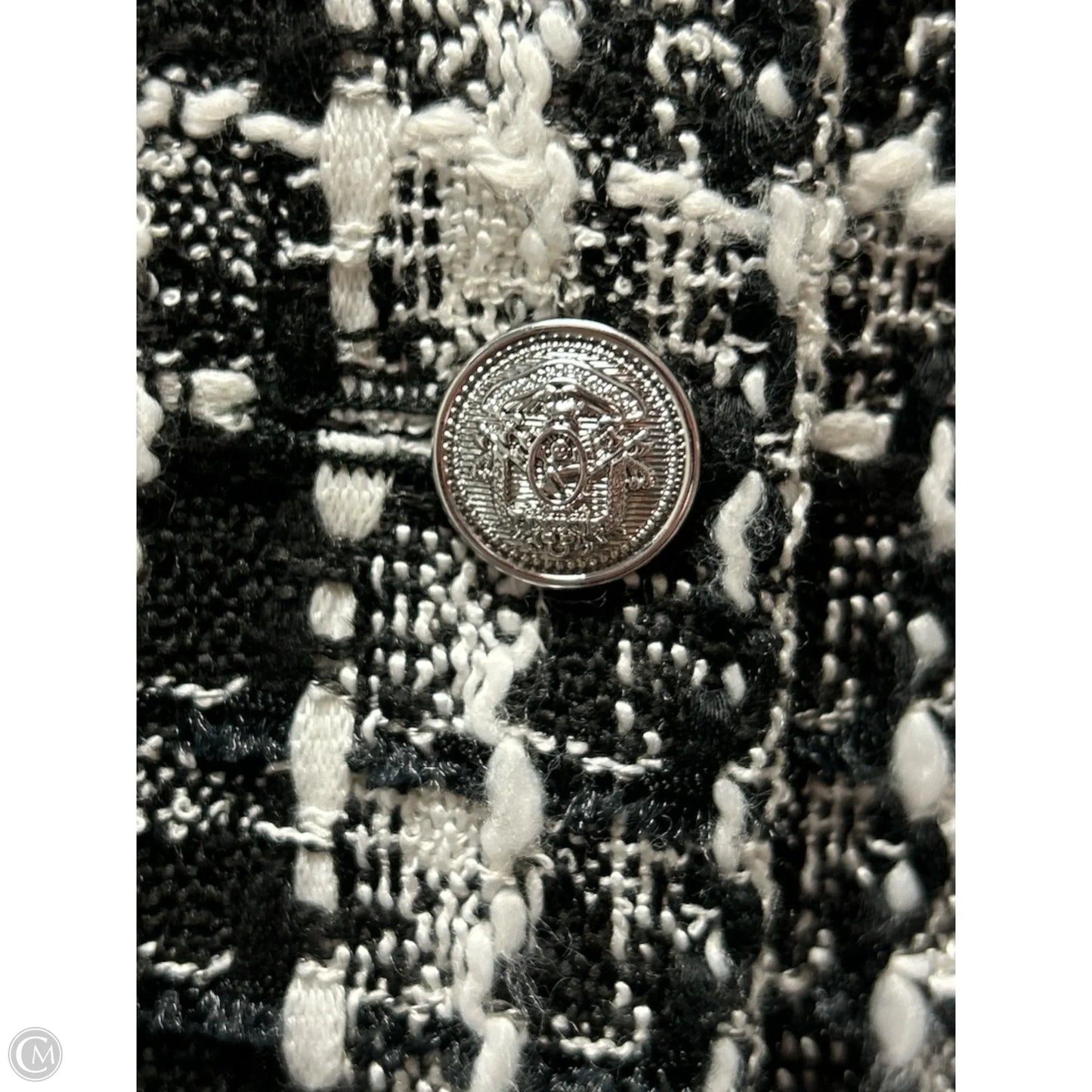 Jacket Other By H&m In Black & White, Size: M