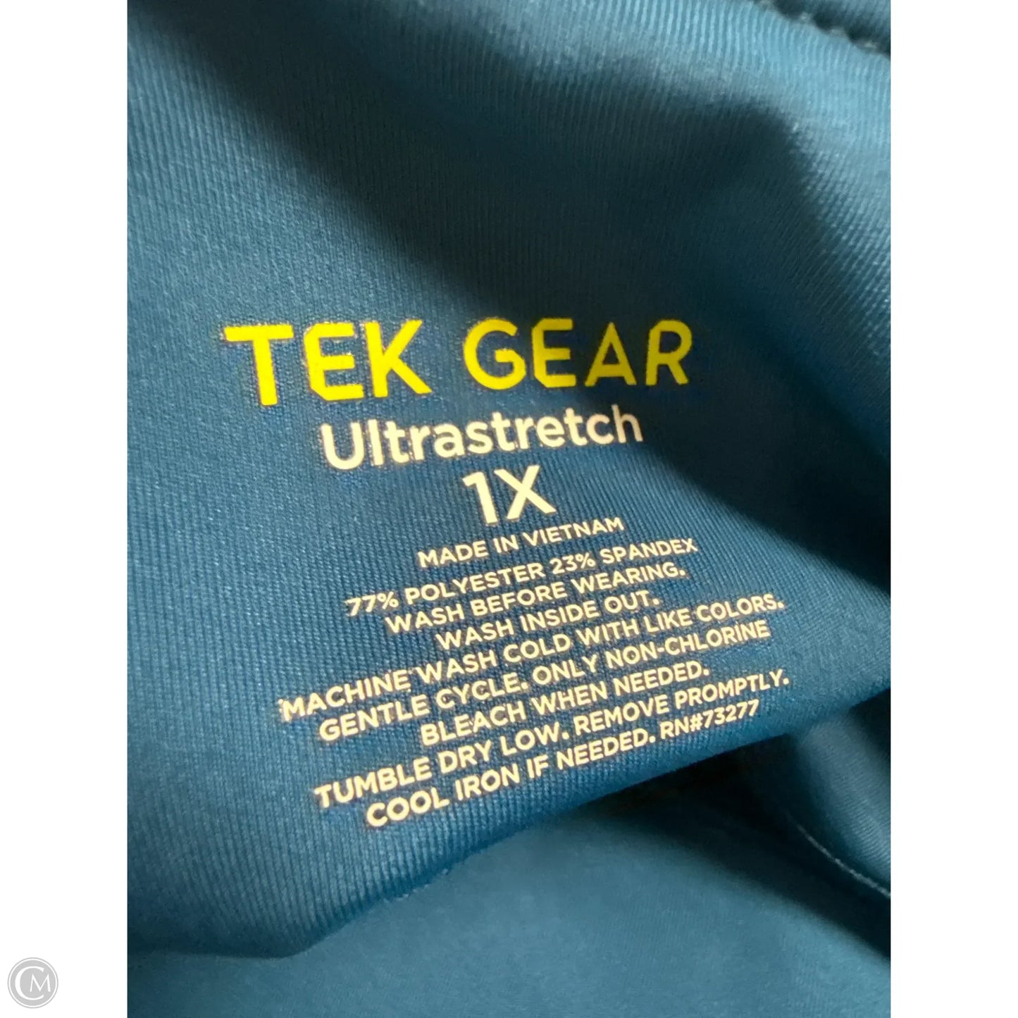 Athletic Pants By Tek Gear In Teal, Size: 1x