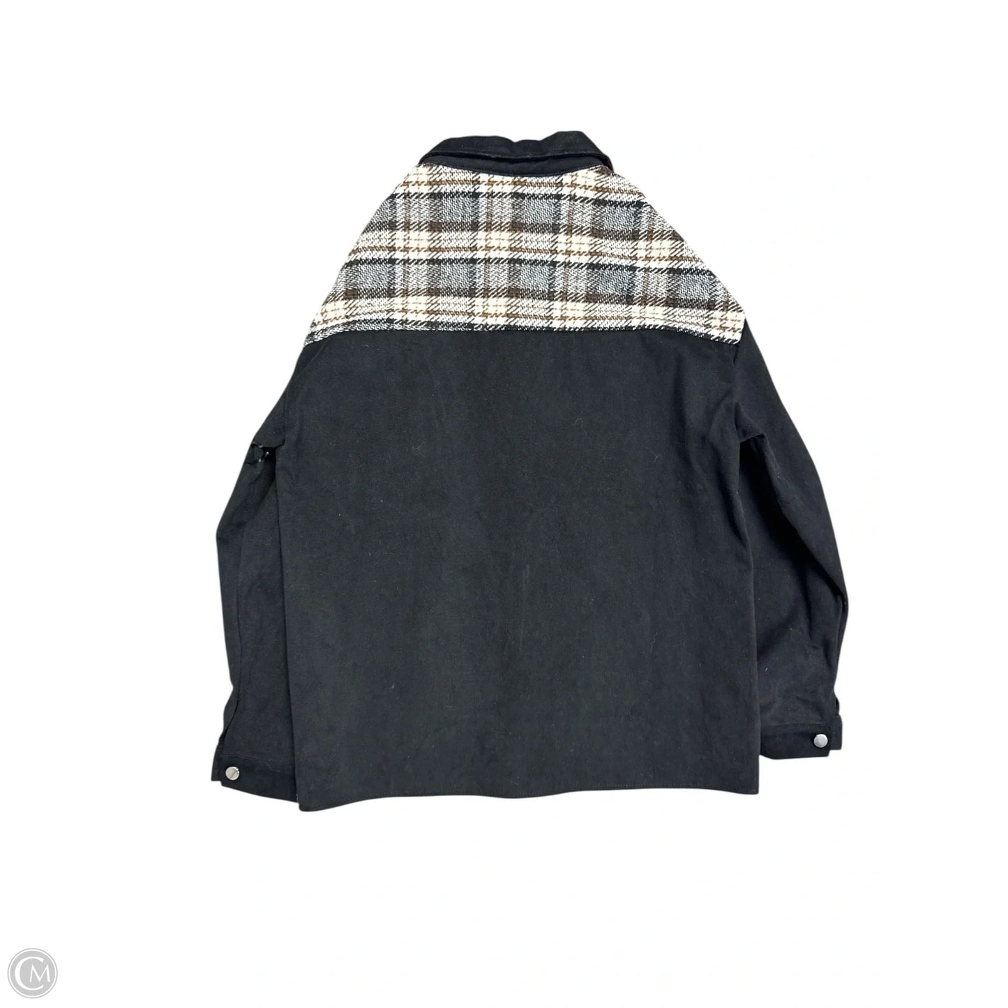 Jacket Shirt By Cmf In Black & White, Size: S