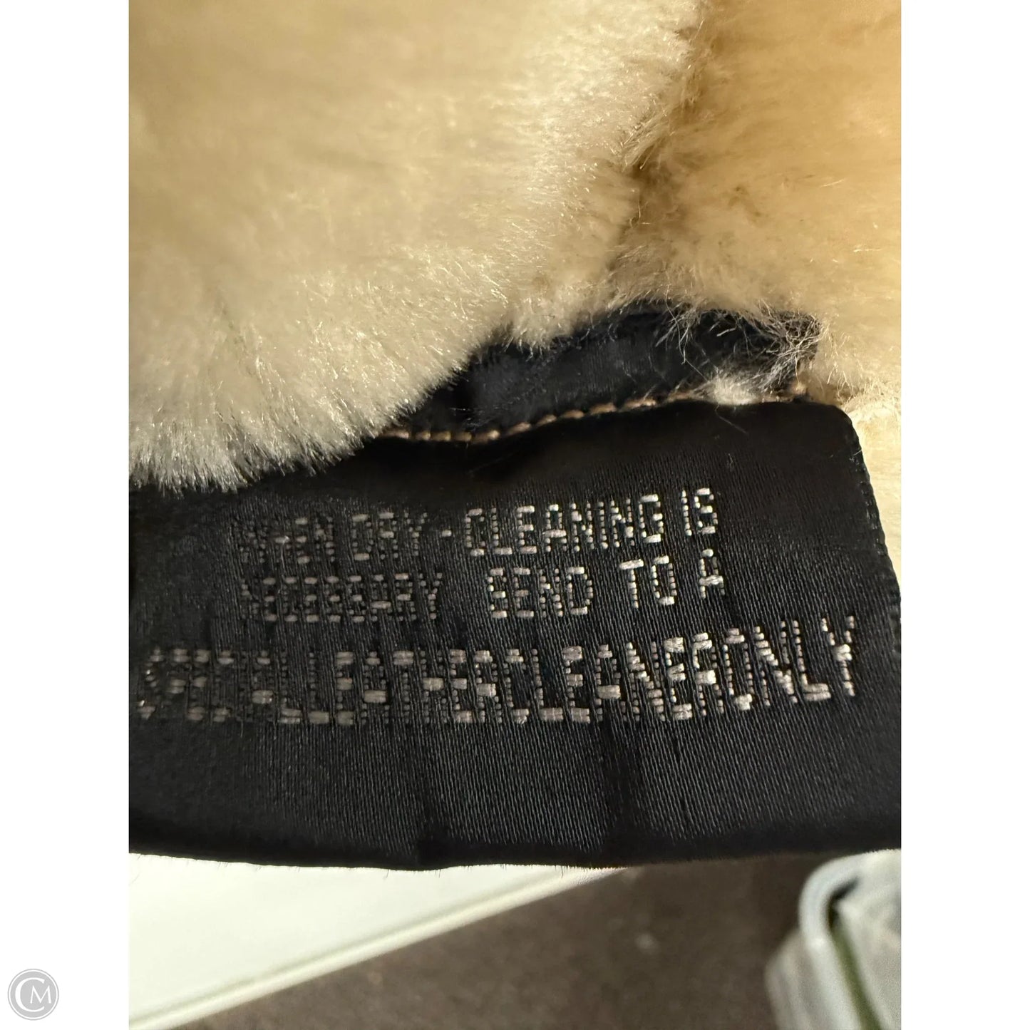 Jacket Leather By Wilsons Leather In Tan, Size: L