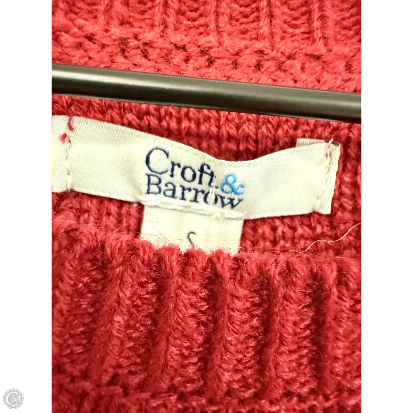 Sweater By Croft And Barrow In Red, Size: S