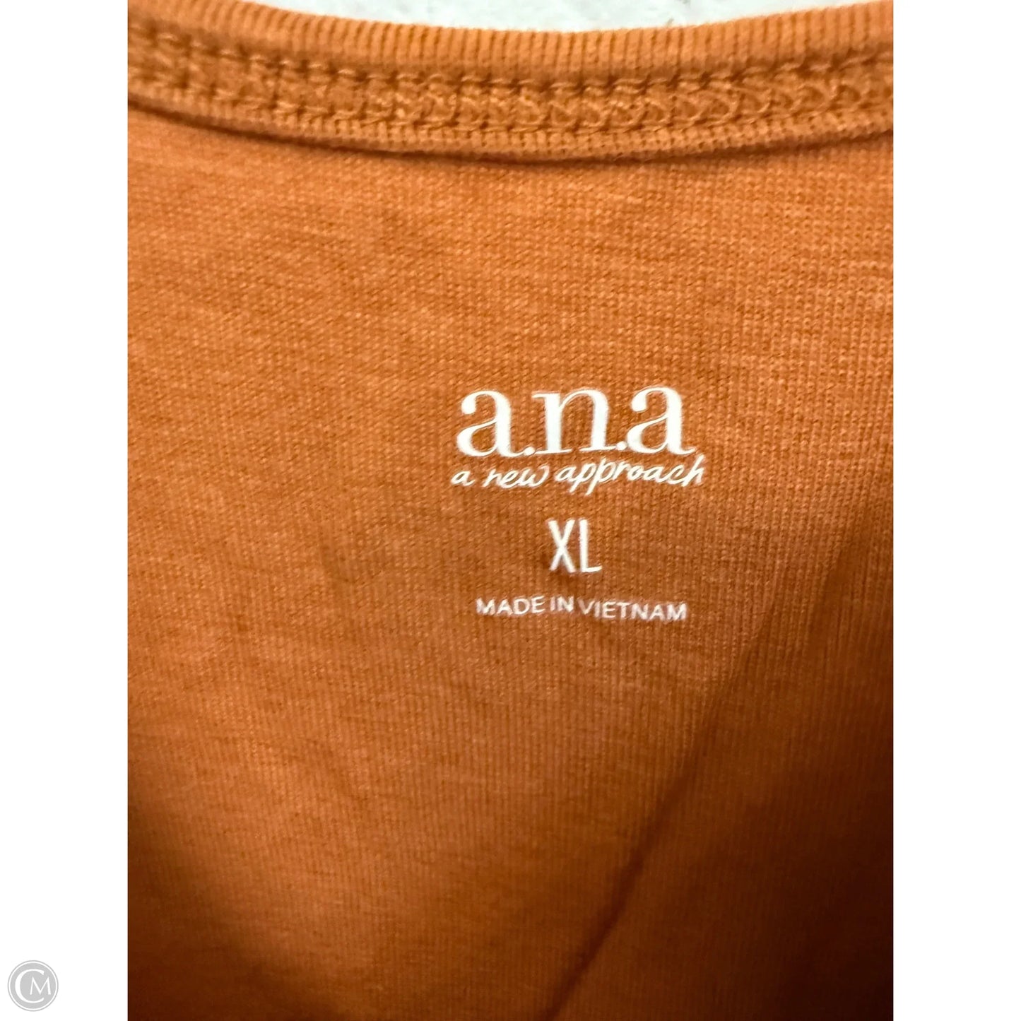 Top Cami By Ana In Orange, Size: Xl