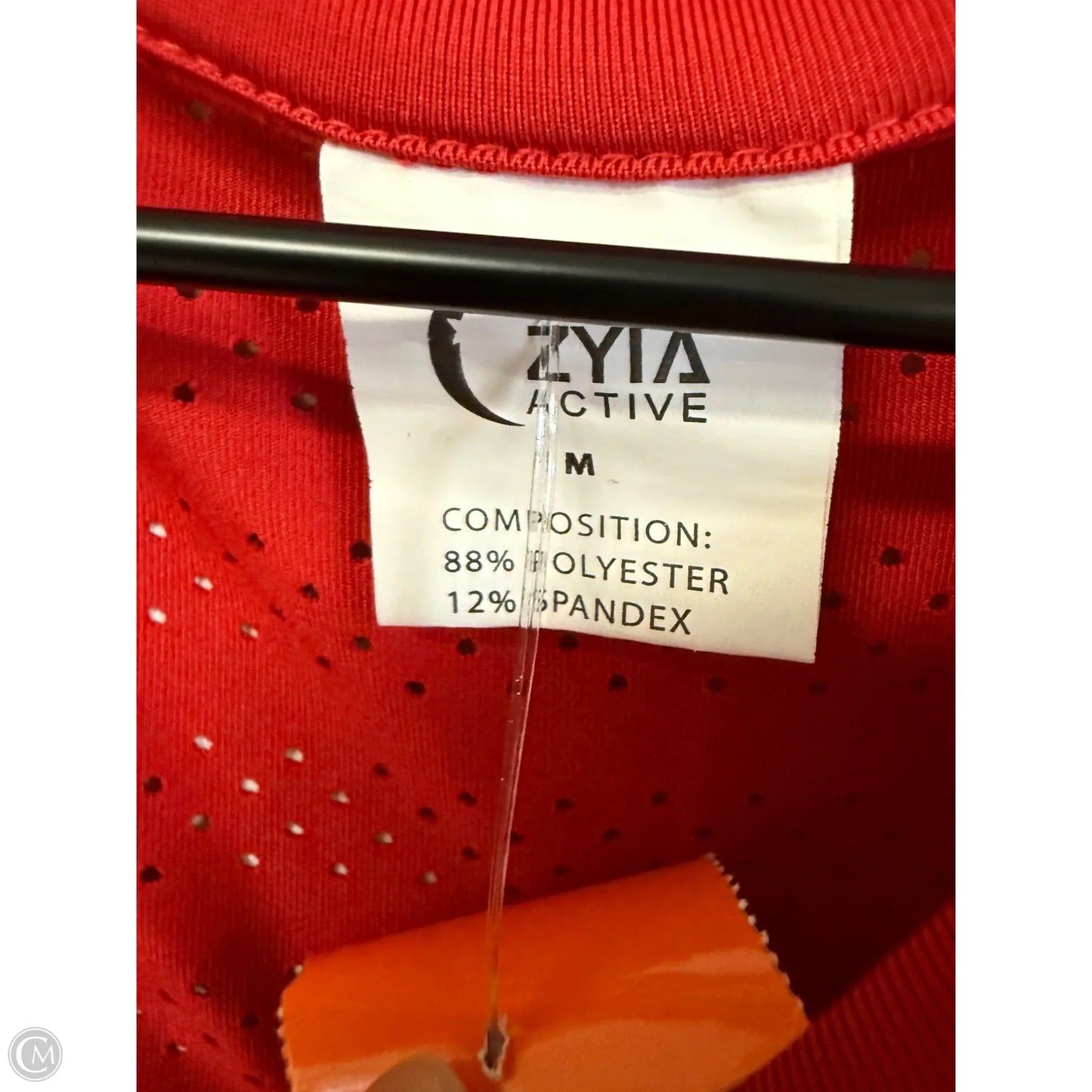 Athletic Top Long Sleeve Crewneck By Zyia In Red, Size: M