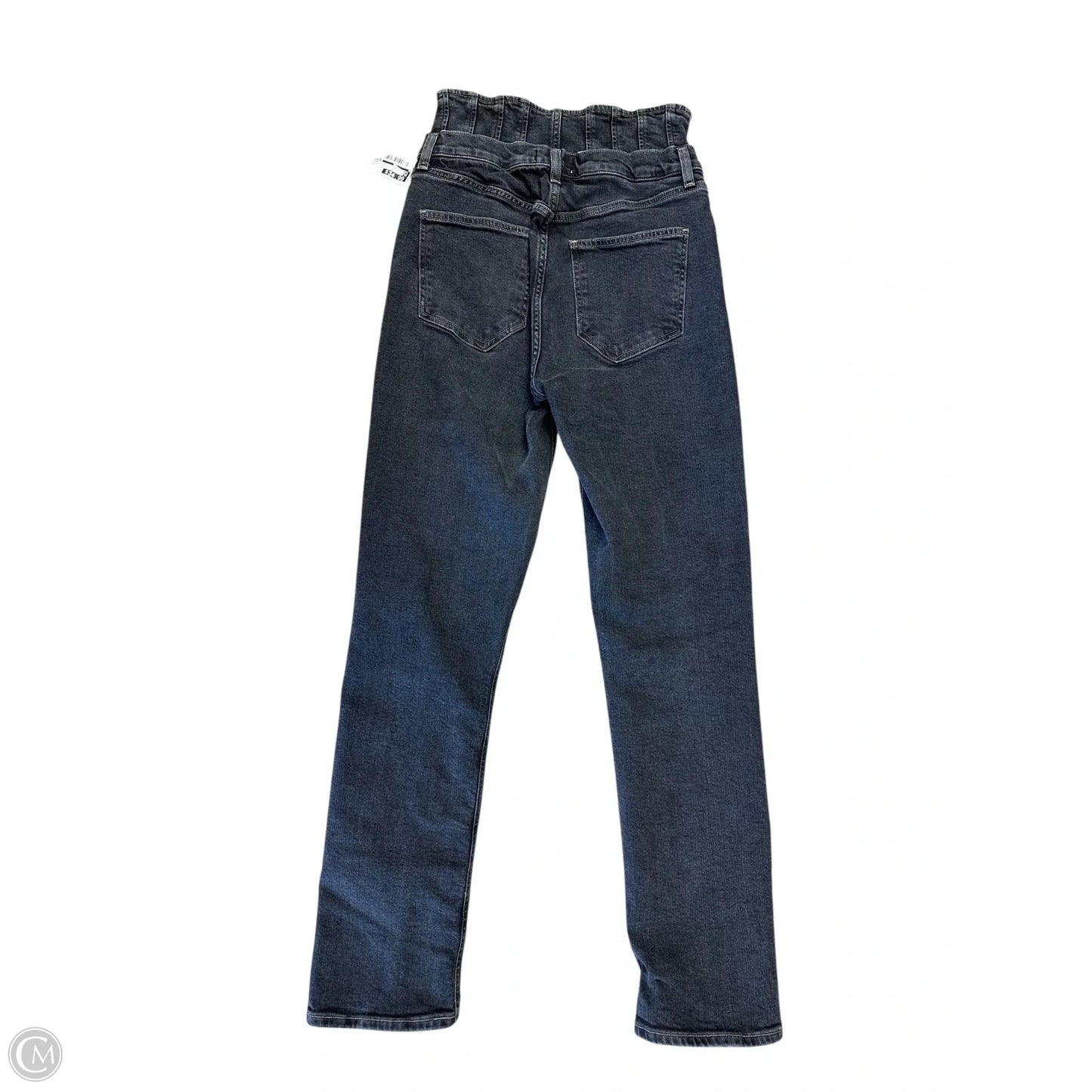 Jeans Straight By Agolde In Black Denim, Size: 6