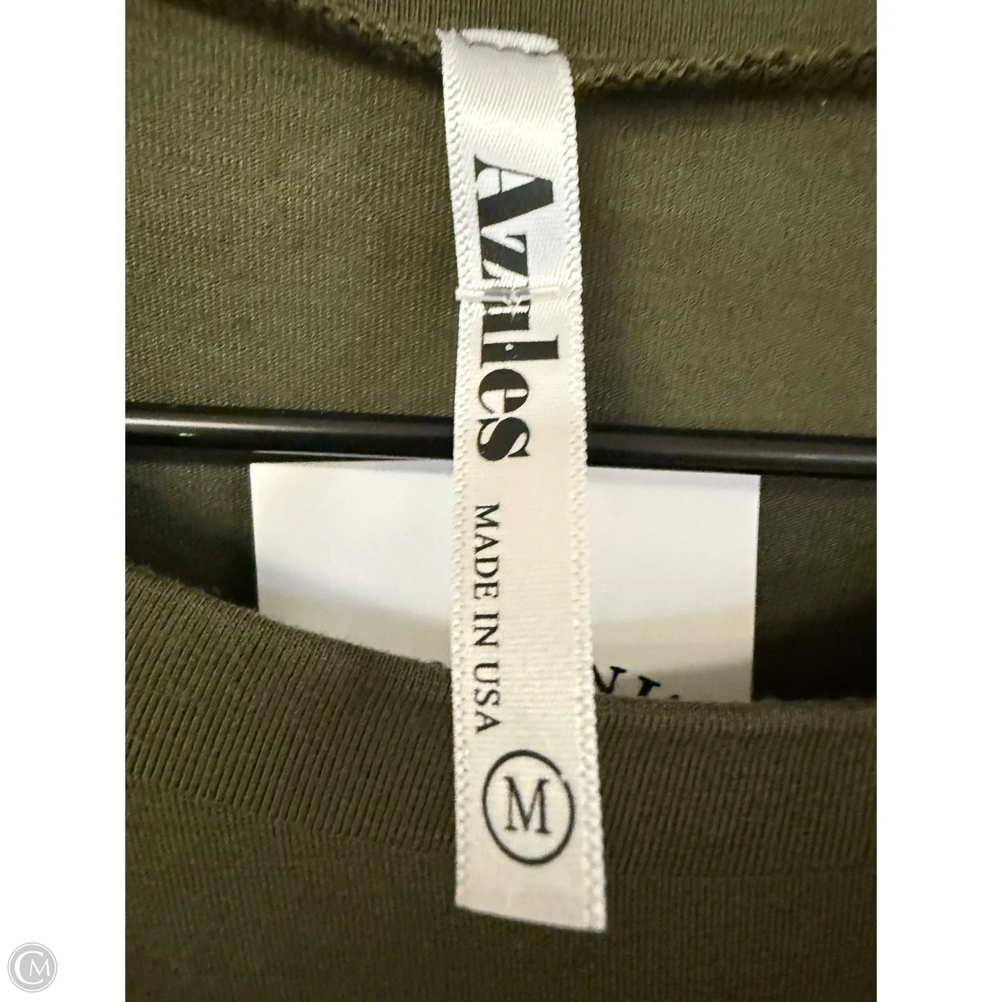 Top Long Sleeve By Azules In Green, Size: M