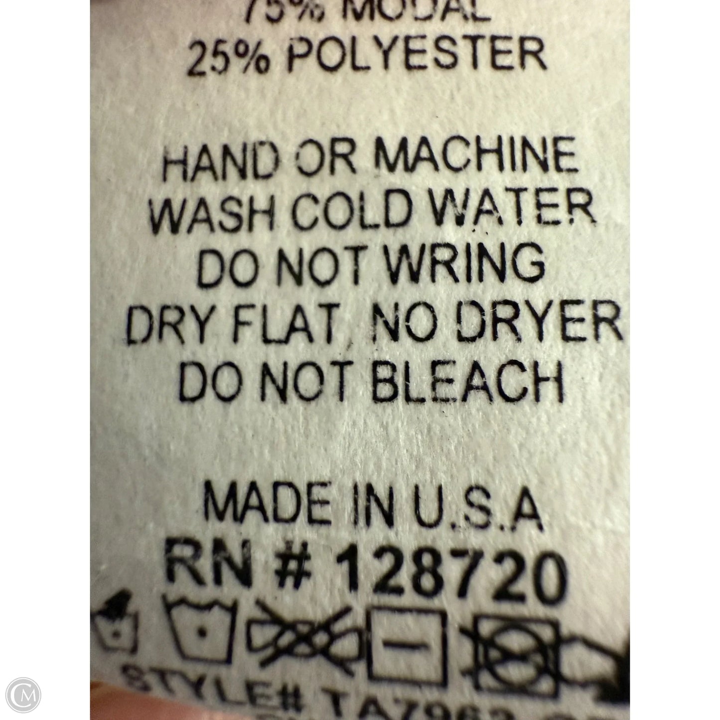 Top Short Sleeve By Alya In Blue, Size: S