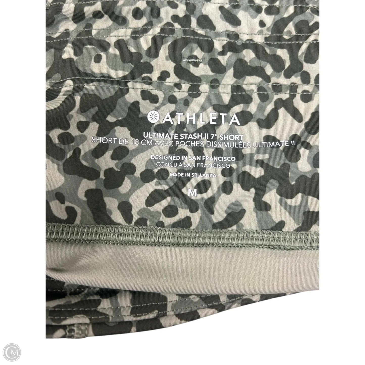 Athletic Shorts By Athleta In Green, Size: M