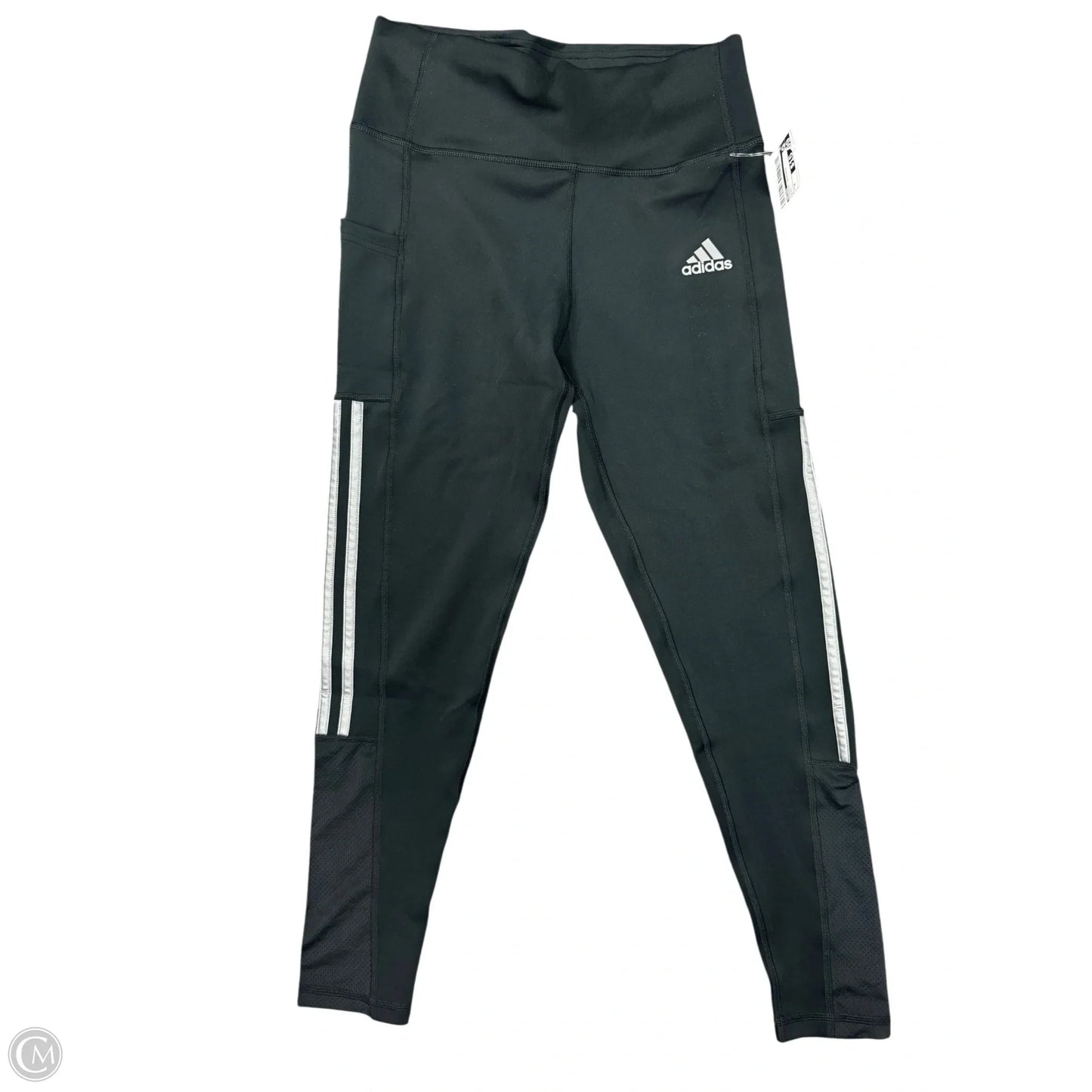 Athletic Leggings By Adidas In Black, Size: M