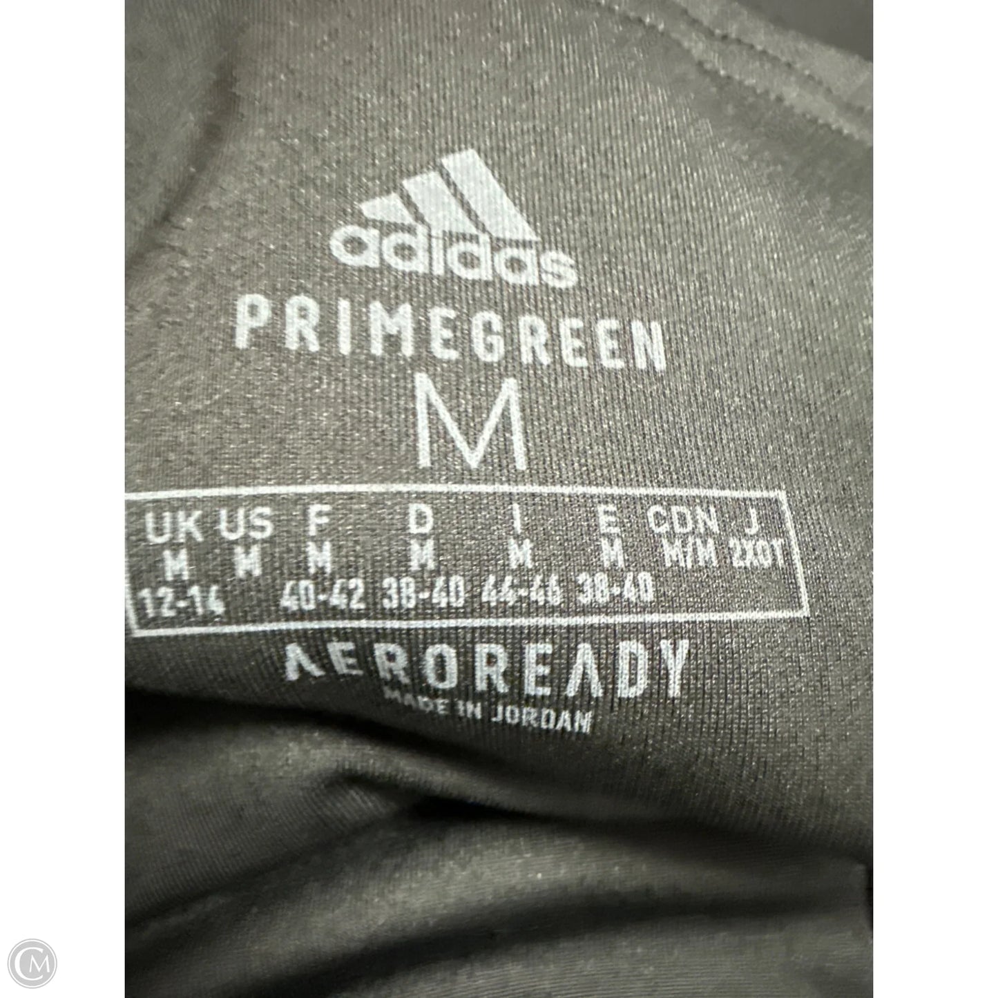 Athletic Leggings By Adidas In Black, Size: M