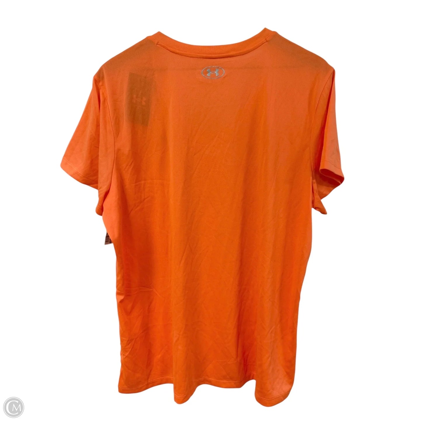 Athletic Top Short Sleeve By Under Armour In Orange, Size: Xxl