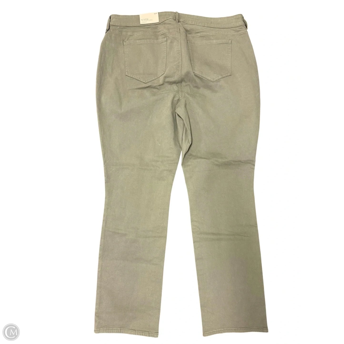 Jeans Straight By Not Your Daughters Jeans In Green, Size: 18