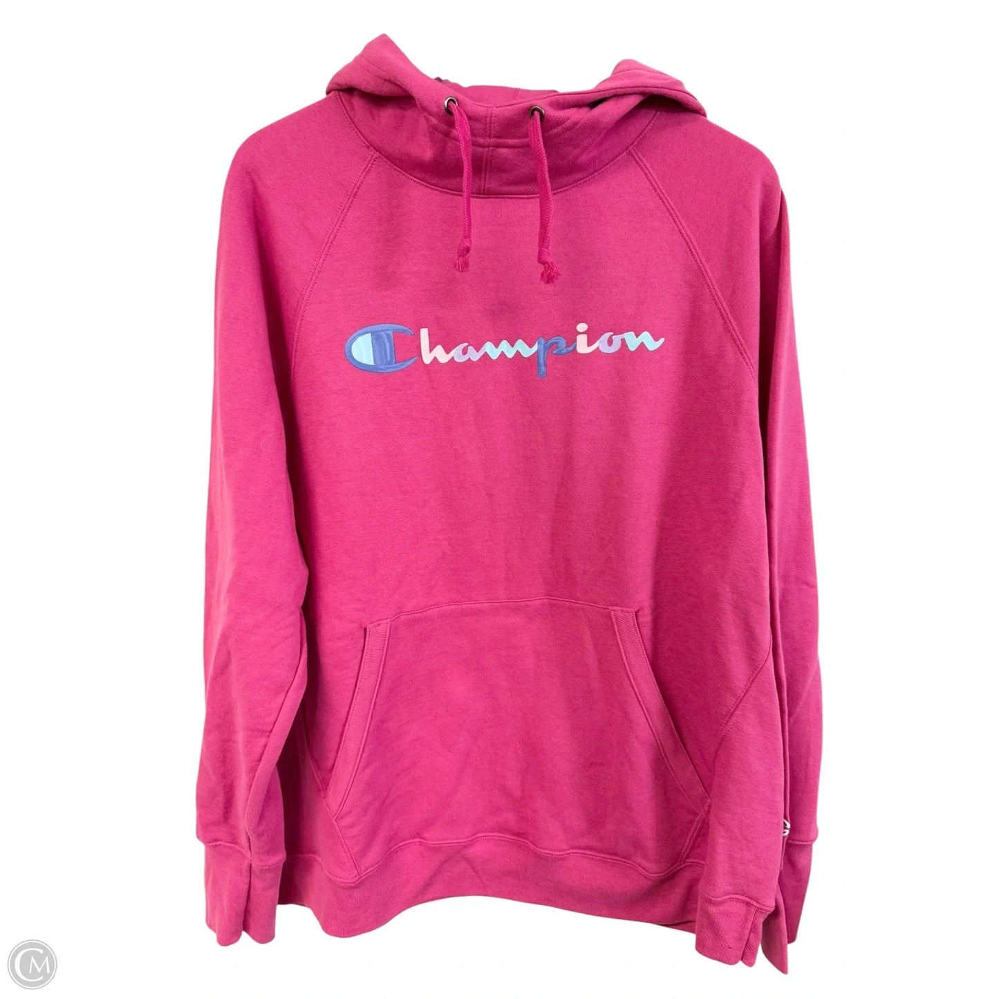 Sweatshirt Hoodie By Champion In Pink, Size: 2x