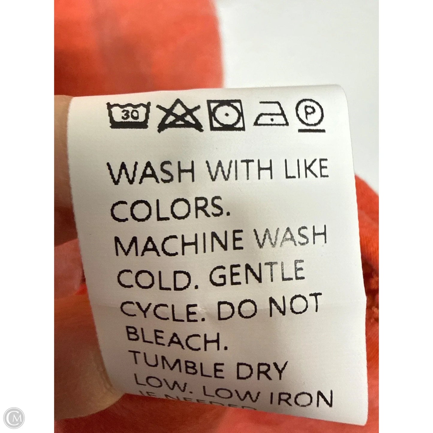 Top Short Sleeve By Cmc In Orange, Size: 2x