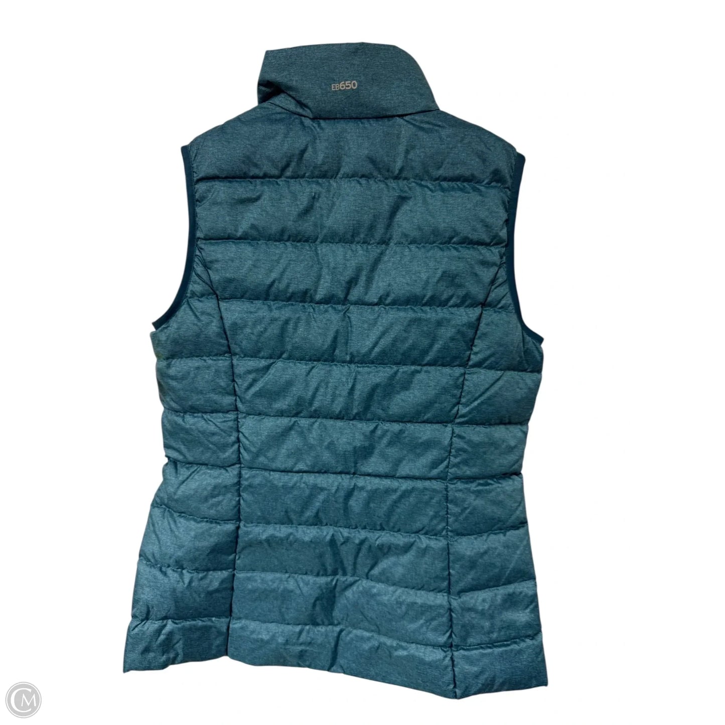 Vest Puffer & Quilted By Eddie Bauer In Blue, Size: S