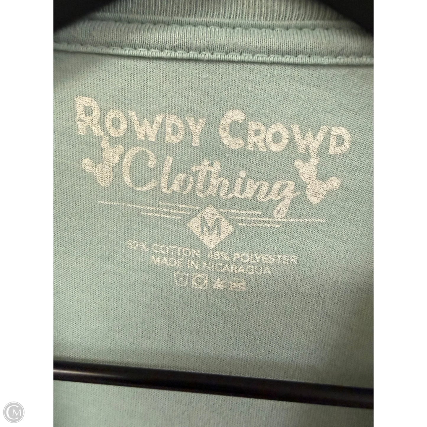 Top Short Sleeve Basic By Clothes Mentor In Blue, Size: M