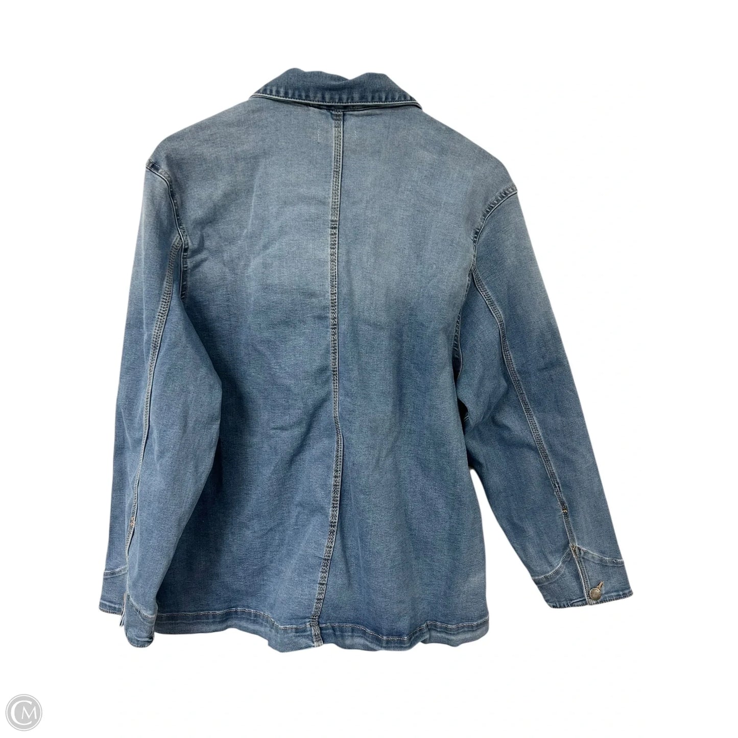 Jacket Denim By Well Worn In Blue Denim, Size: Xl