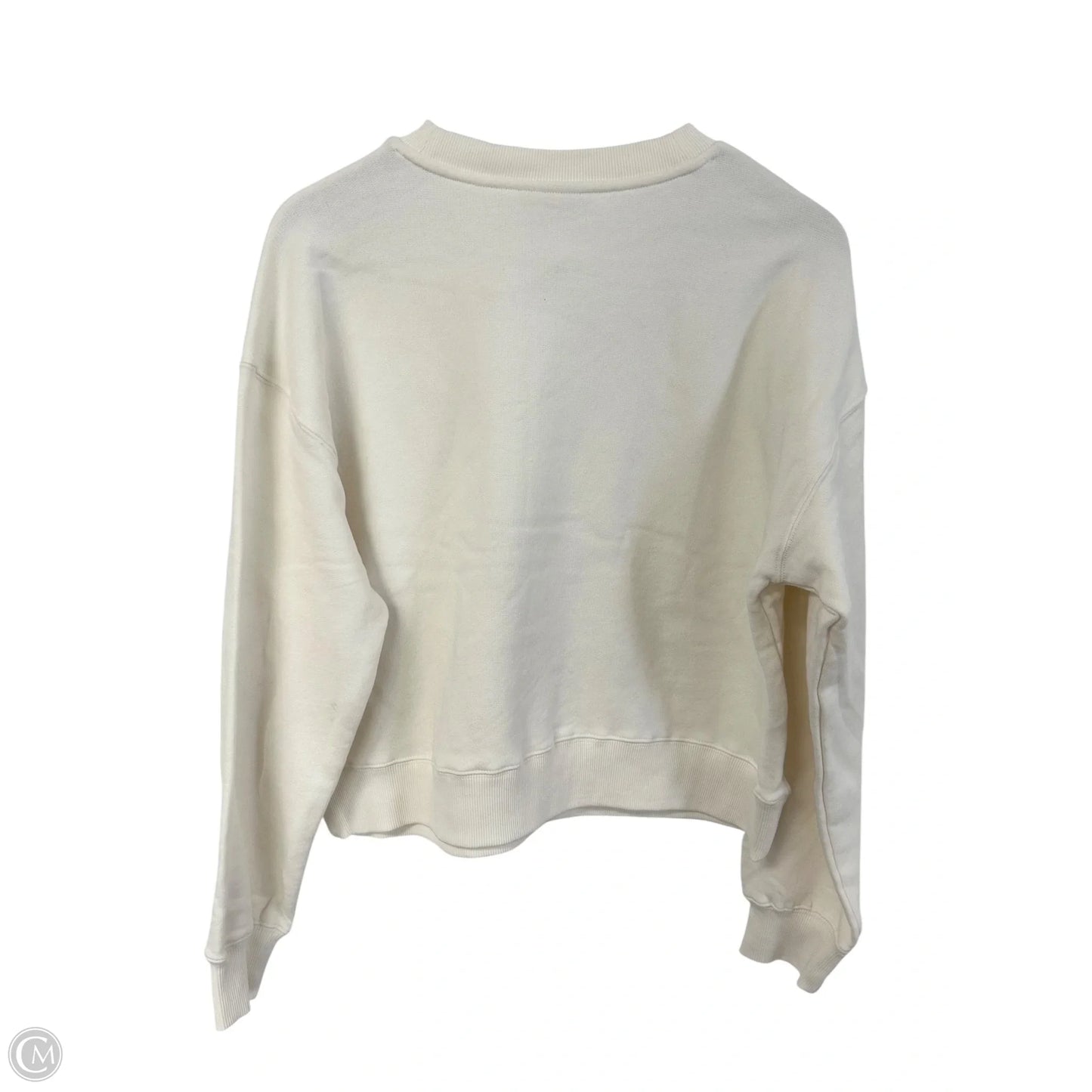 Sweatshirt Crewneck By Woolrich In White, Size: M