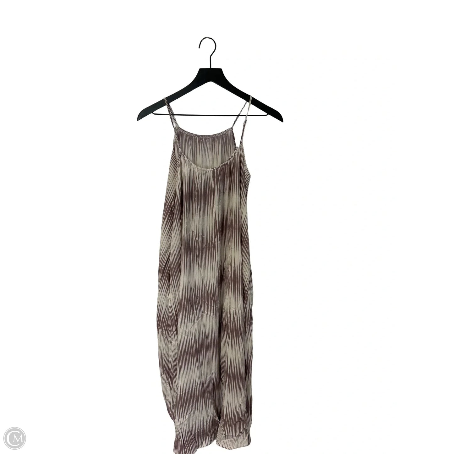 Dress Casual Maxi By A New Day In Cream & Purple, Size: S