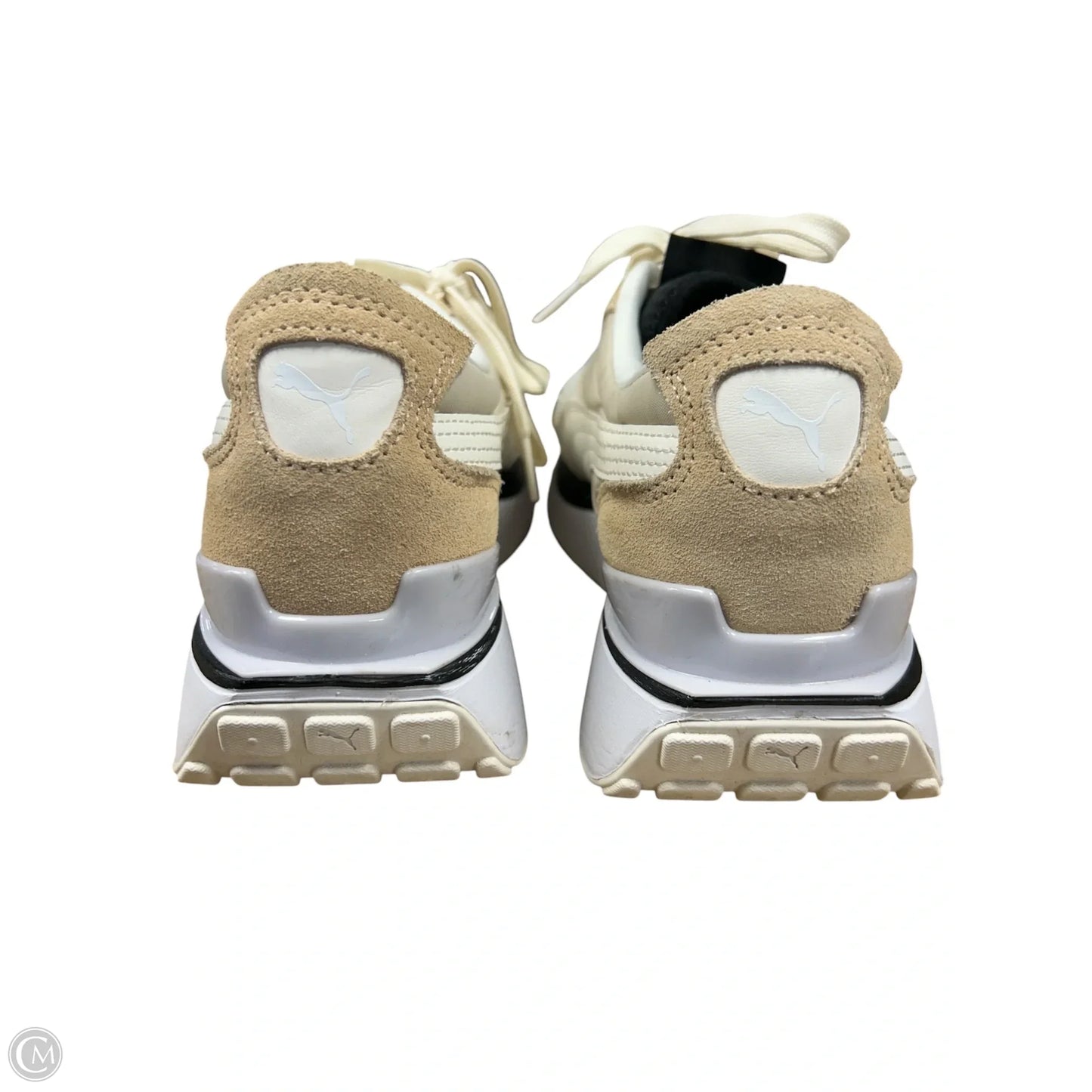 Shoes Sneakers Platform By Puma In Cream & Tan, Size: 9.5