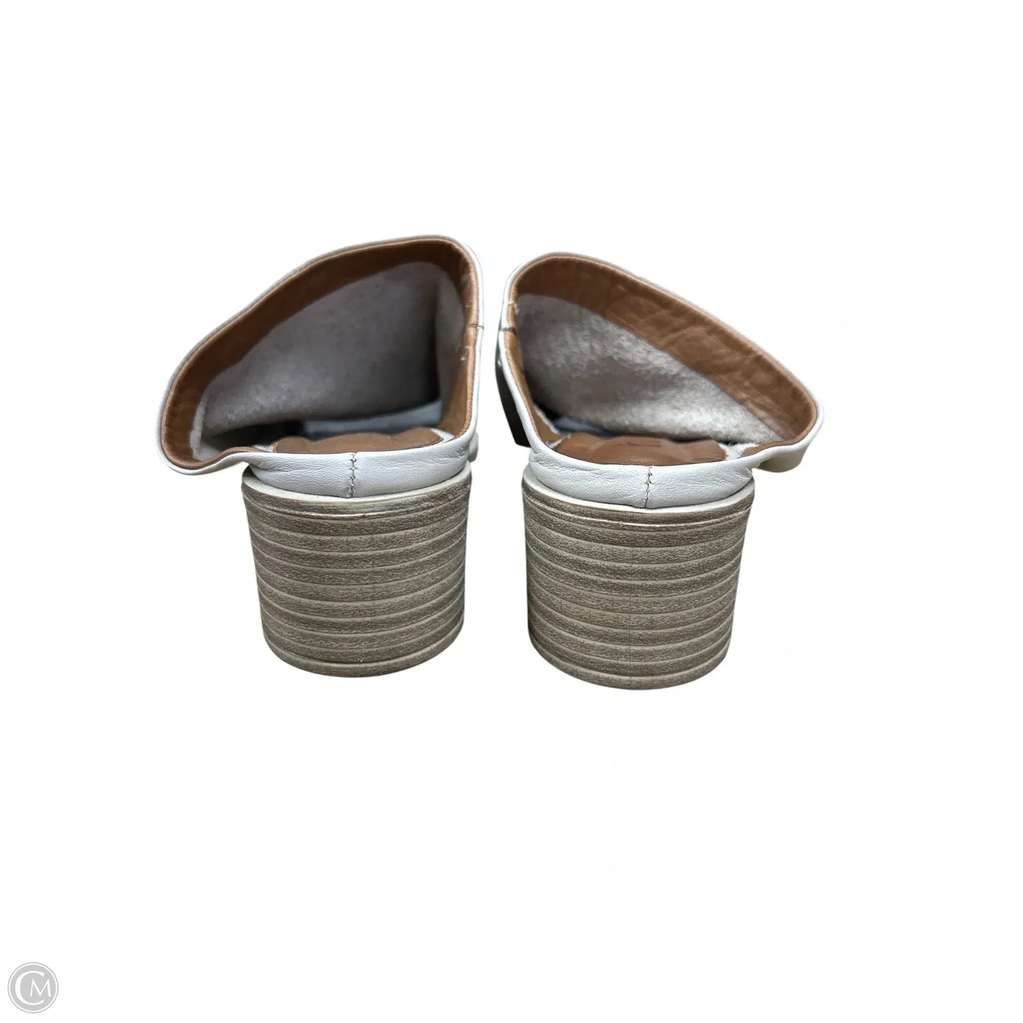 Sandals Heels Block By Bueno In Grey, Size: 7