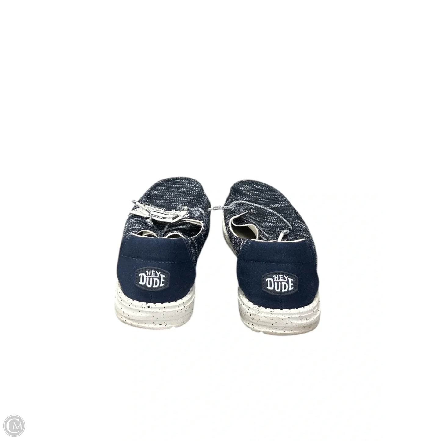 Shoes Flats By Hey Dude In Blue, Size: 10