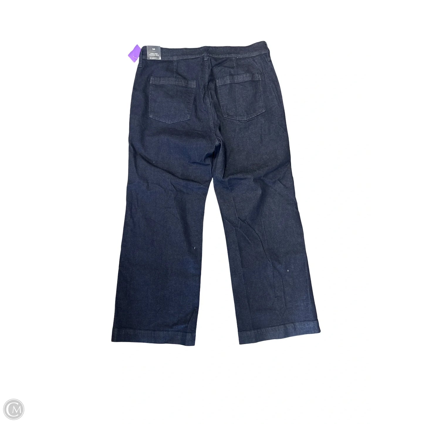Jeans Wide Leg By J. Crew In Blue Denim, Size: 18