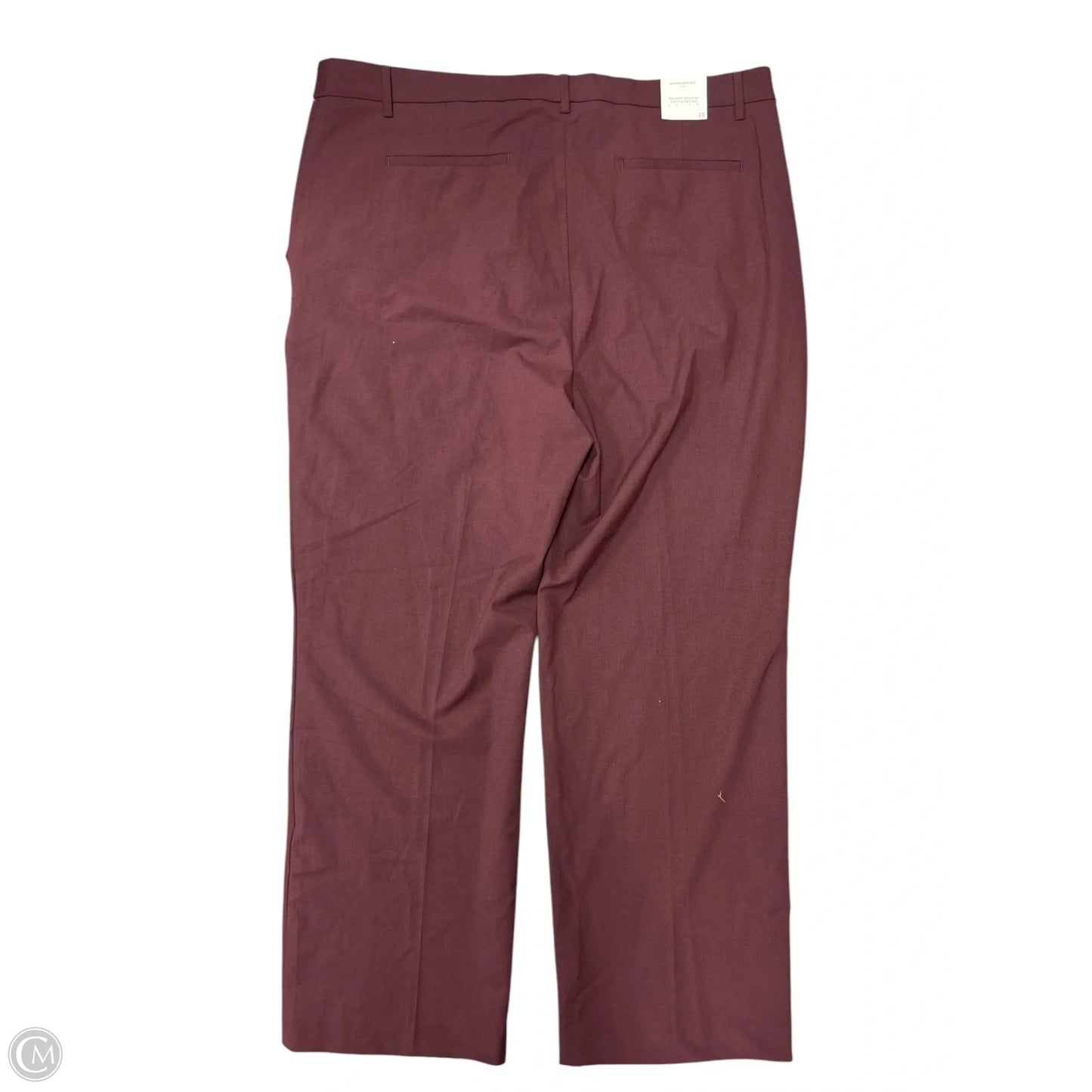 Pants Dress By Banana Republic In Maroon, Size: 20