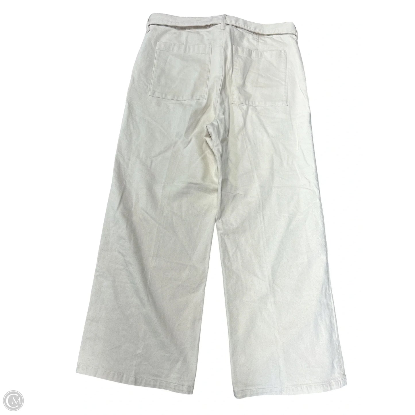 Jeans Wide Leg By J. Crew In Cream, Size: 16