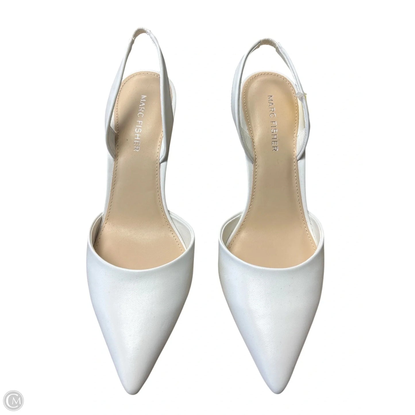 Shoes Heels Stiletto By Marc Fisher In White, Size: 7.5