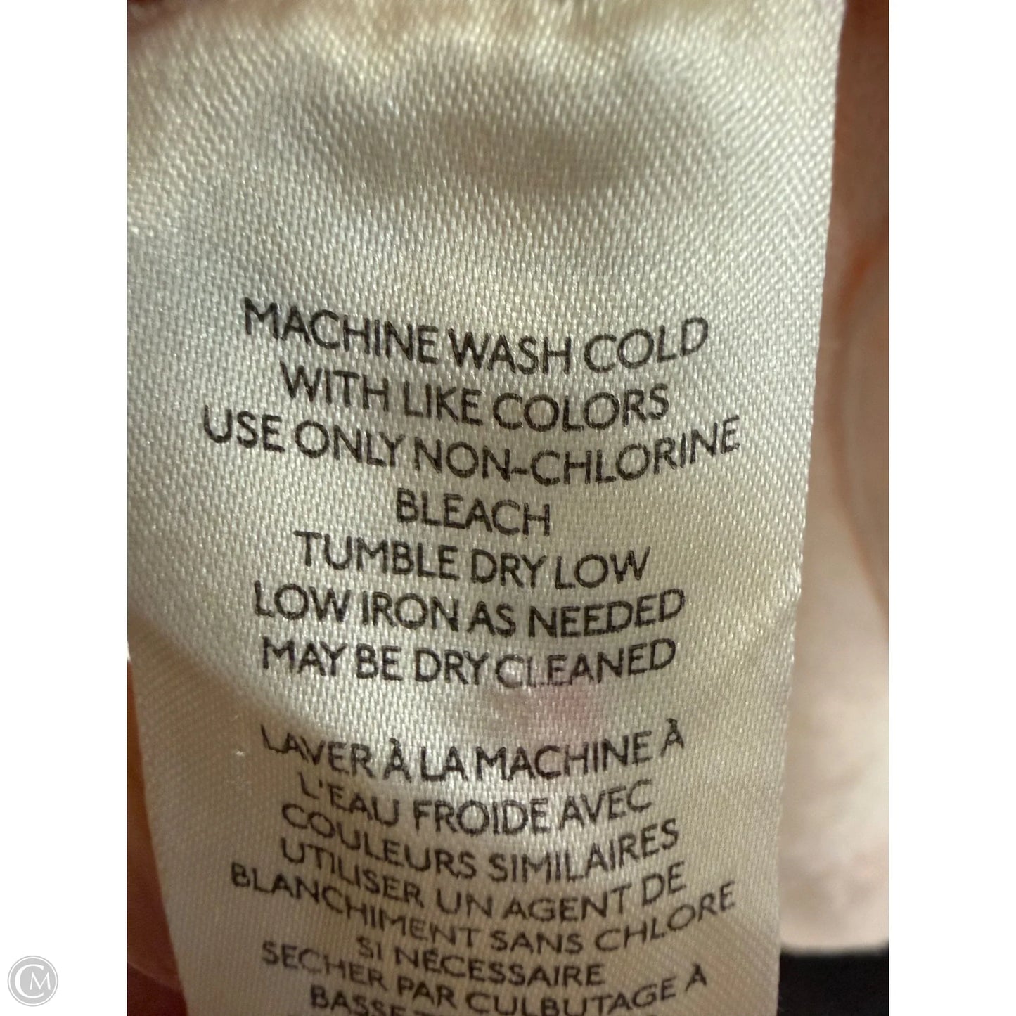 Top Short Sleeve By We The Free In Cream & Orange, Size: L