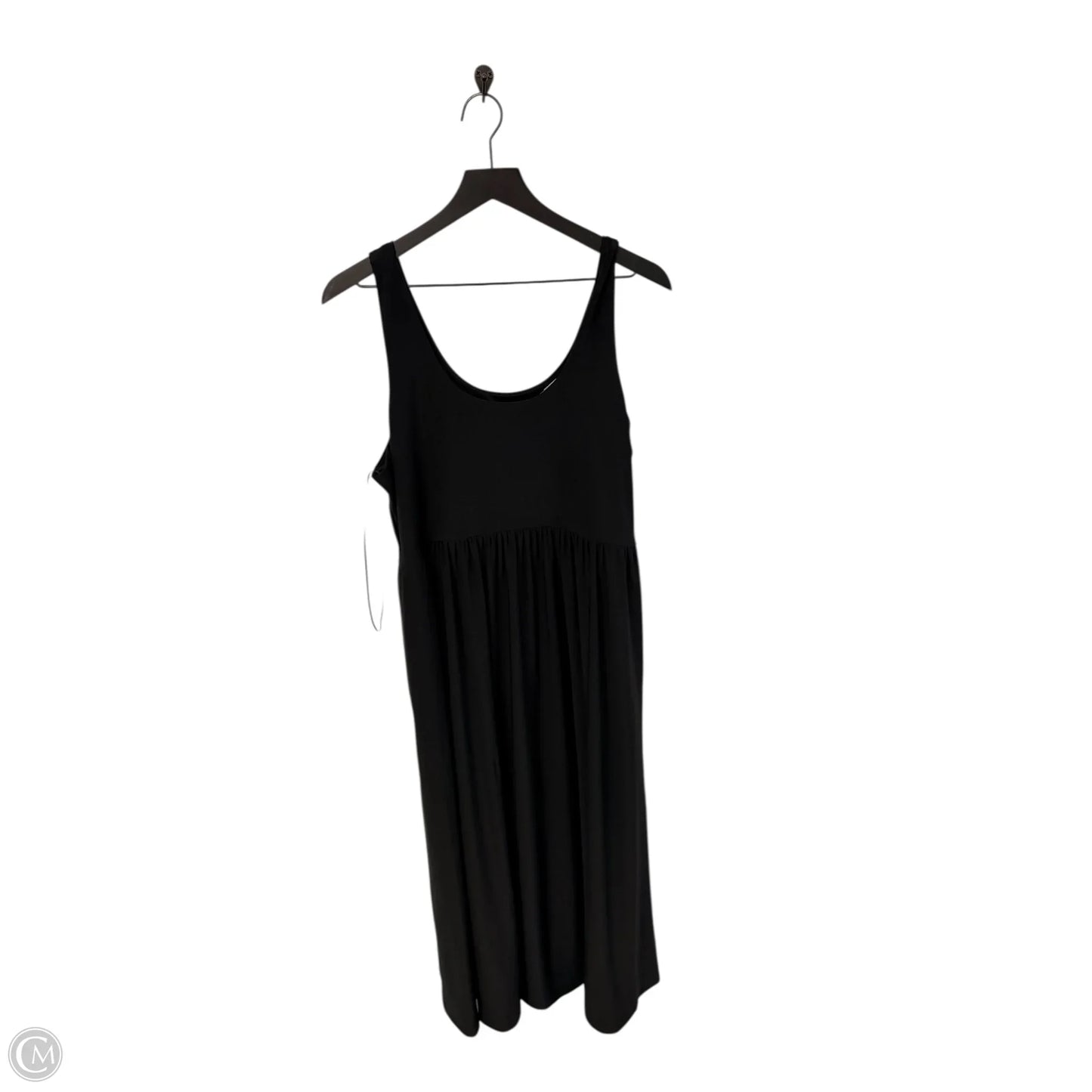 Dress Casual Midi By Simply Vera In Black, Size: Xl